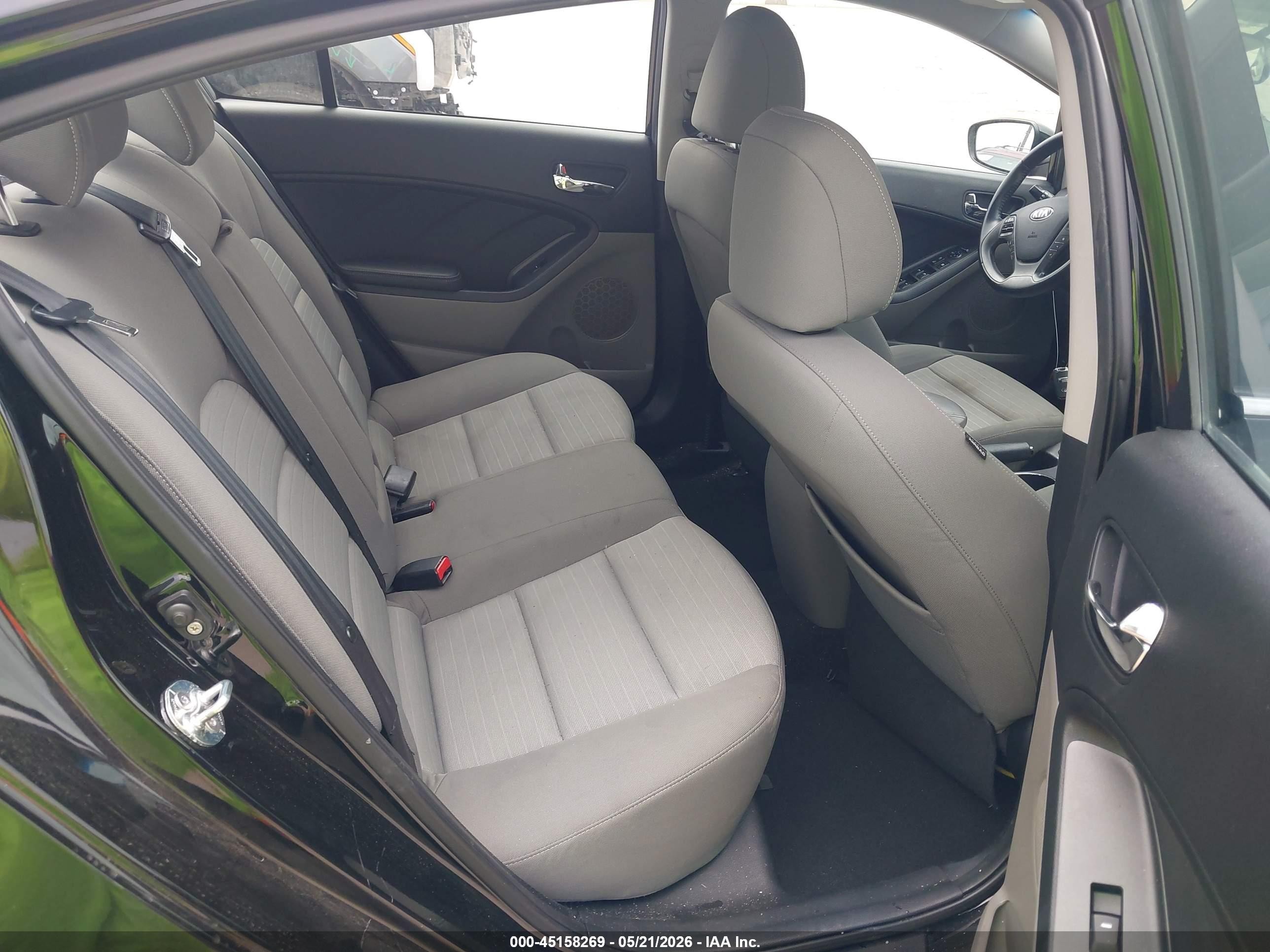 2014 Kia Forte Ex Черный vin: KNAFX4A82E5056434