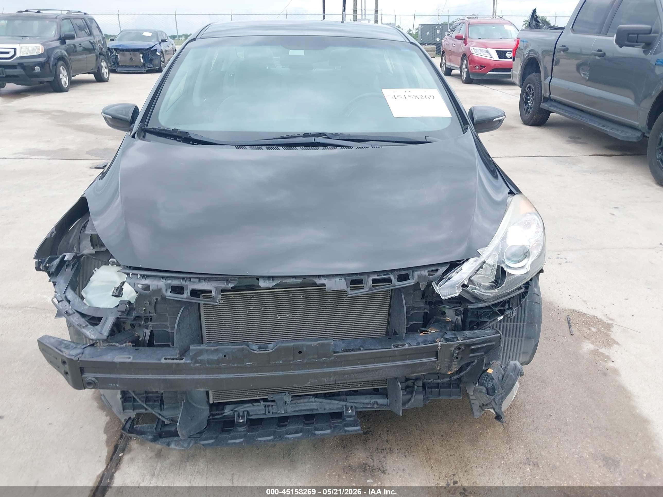 2014 Kia Forte Ex Черный vin: KNAFX4A82E5056434