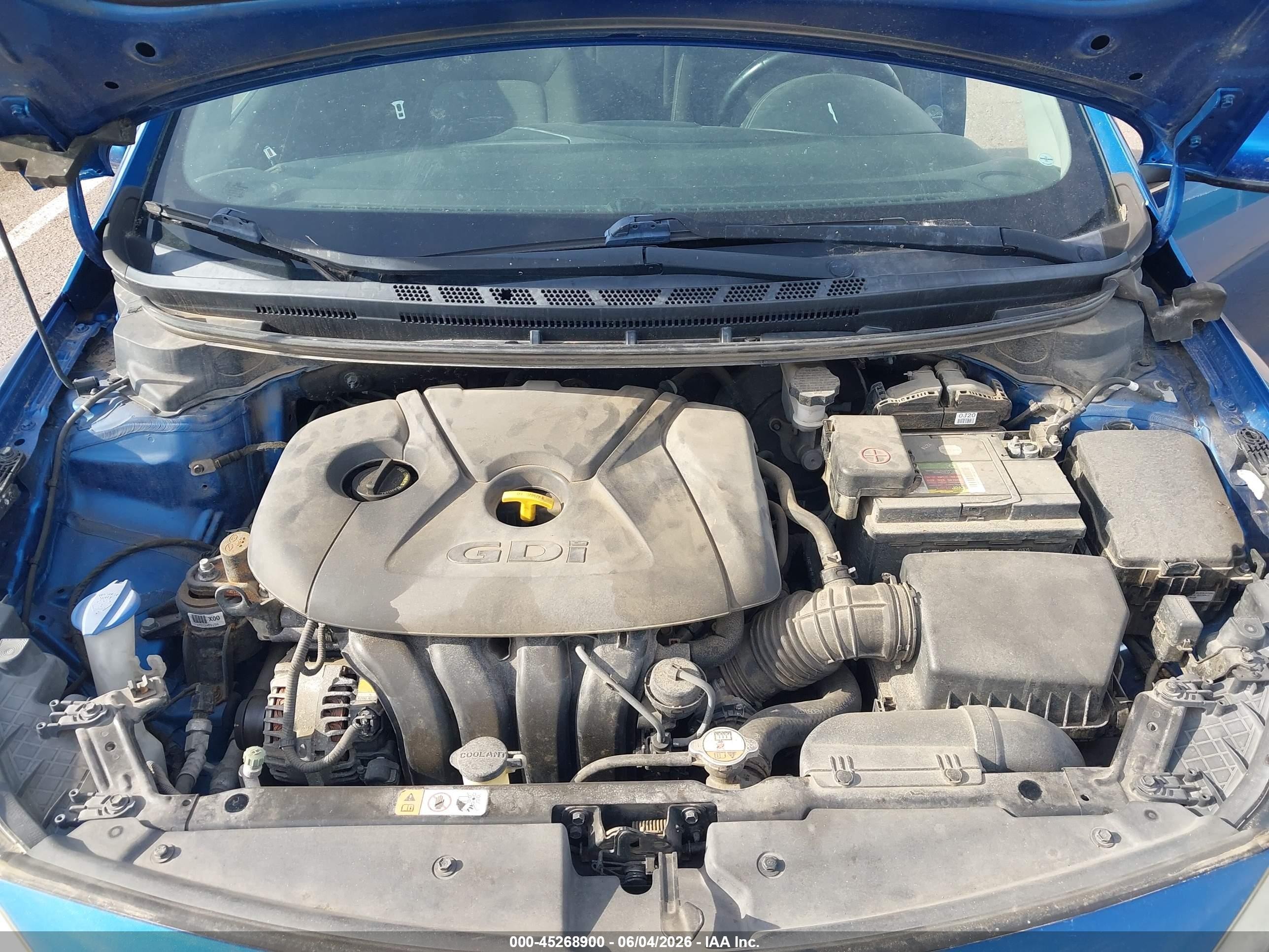 2014 Kia Forte Ex Blue vin: KNAFX4A82E5075596