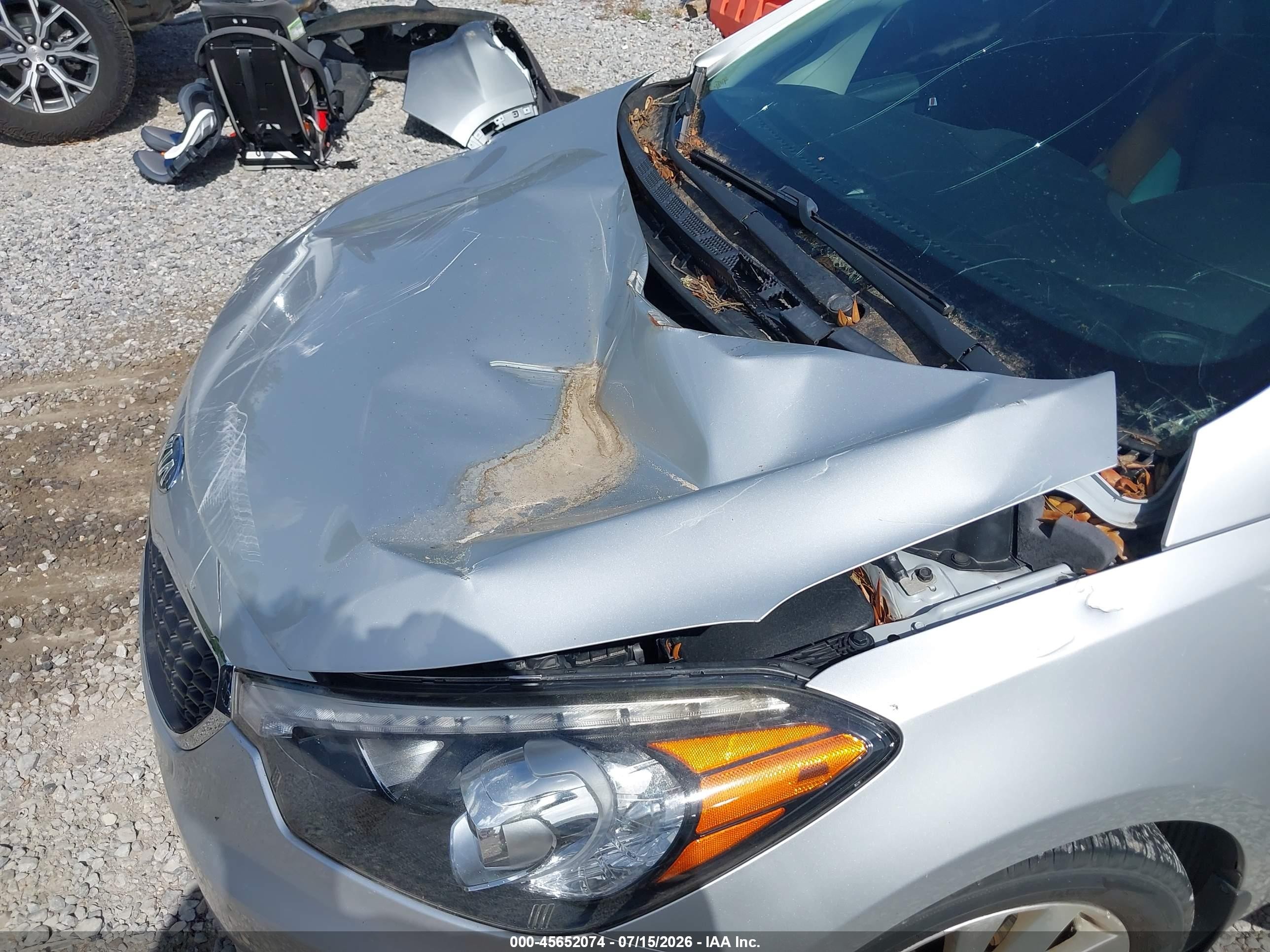 2014 Kia Forte Ex Серебряный vin: KNAFX4A82E5090289
