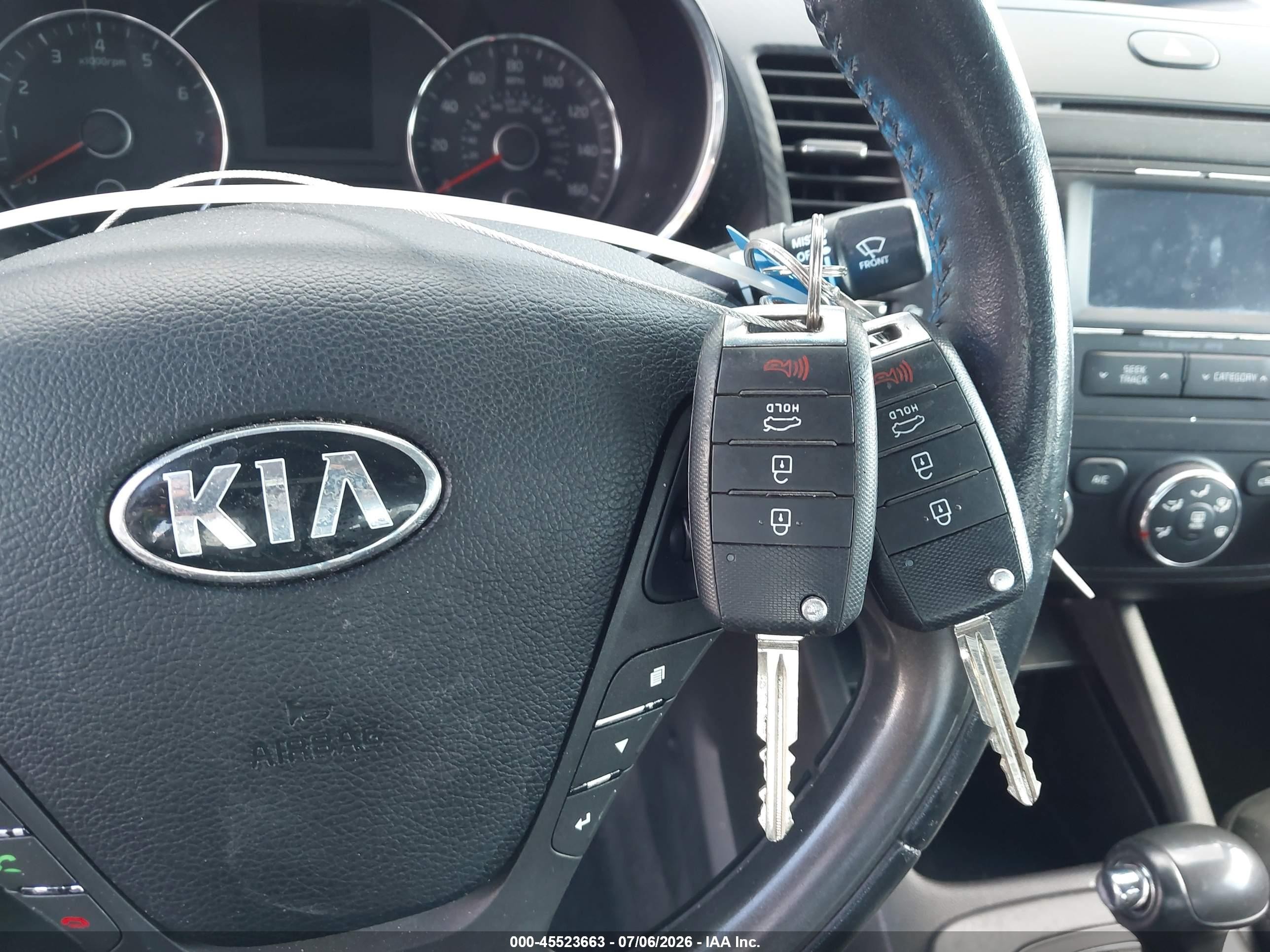 2014 Kia Forte Ex Blue vin: KNAFX4A82E5090910