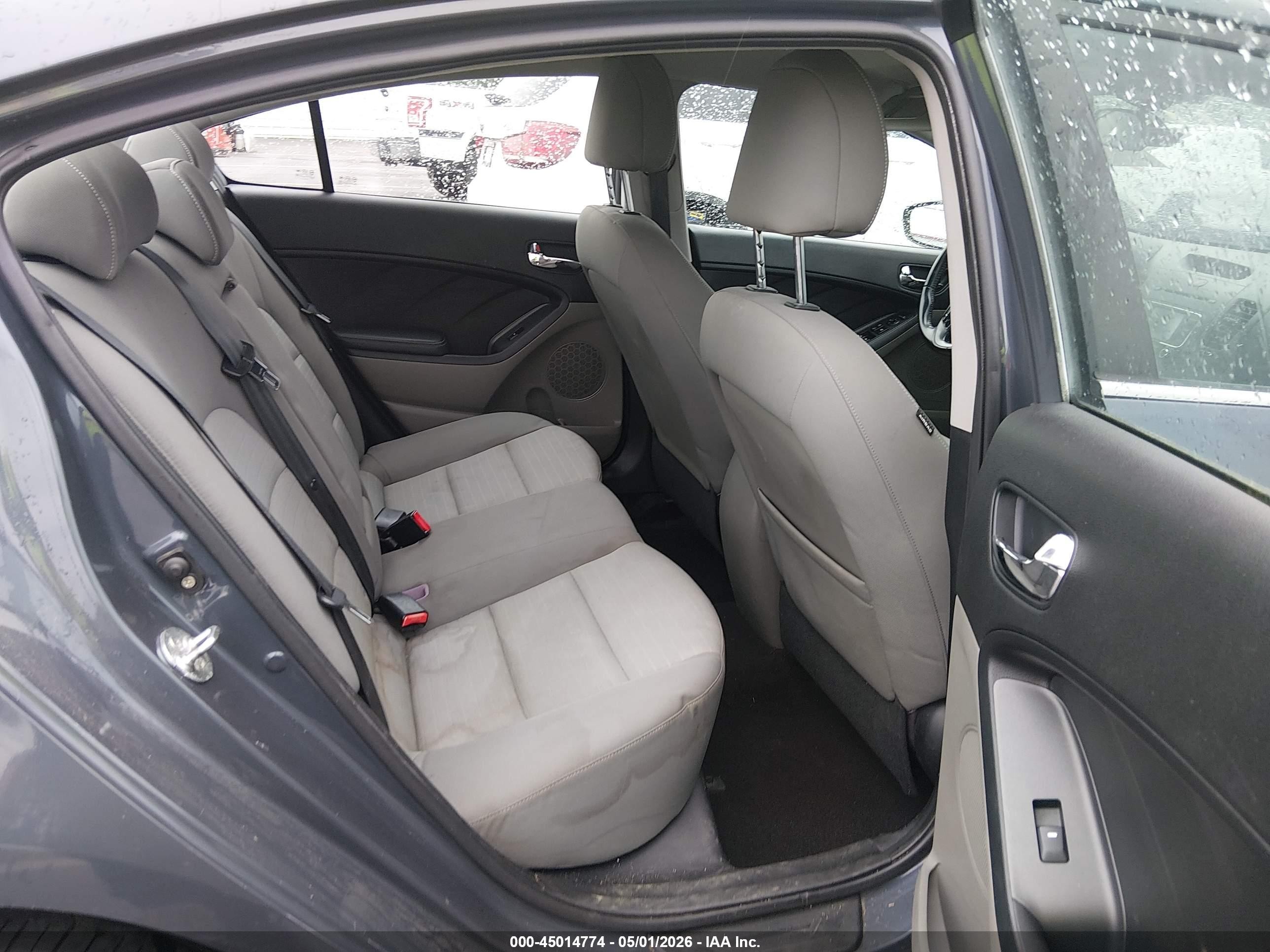 2014 Kia Forte Ex Gray vin: KNAFX4A82E5113621