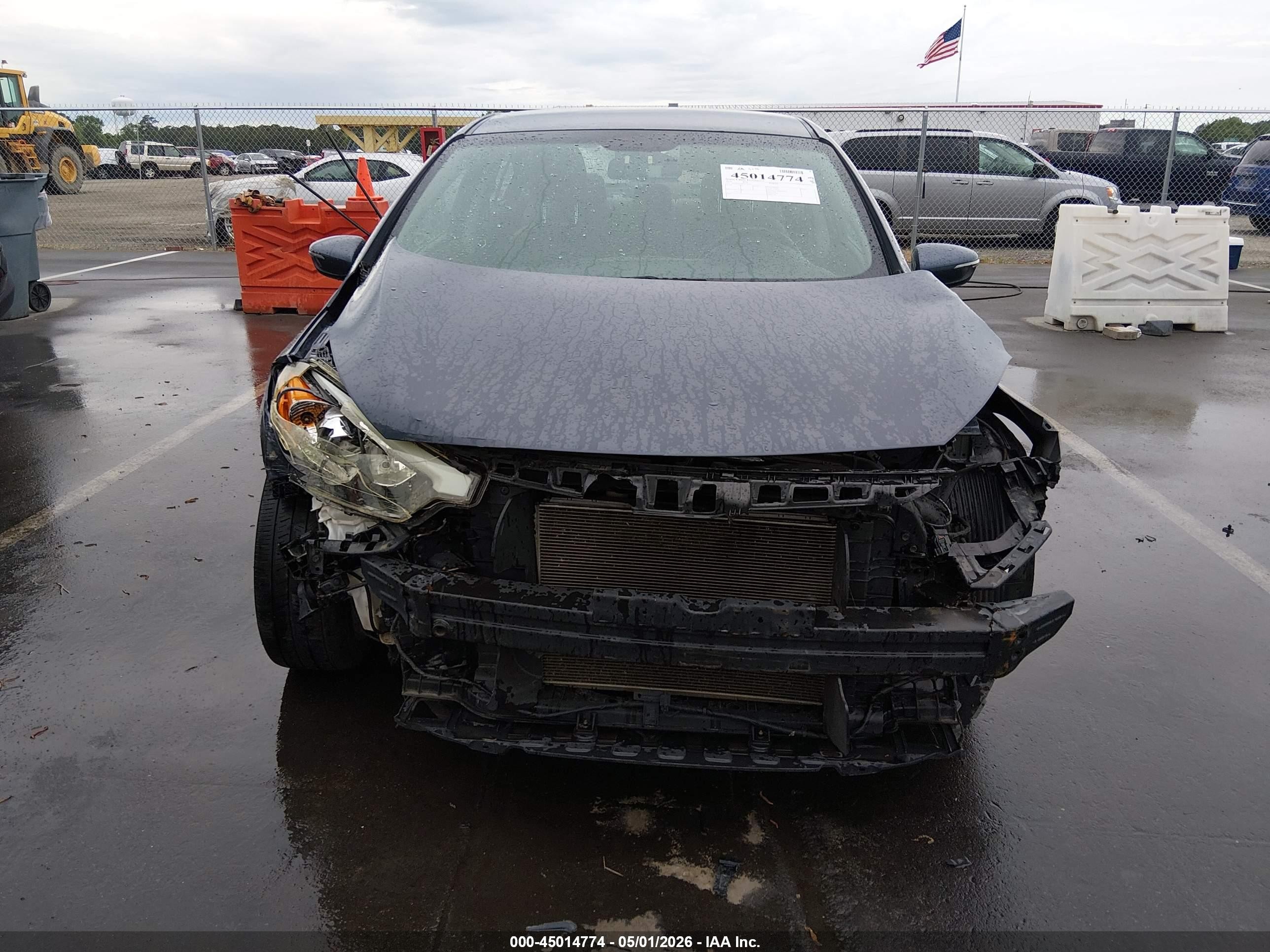 2014 Kia Forte Ex Gray vin: KNAFX4A82E5113621
