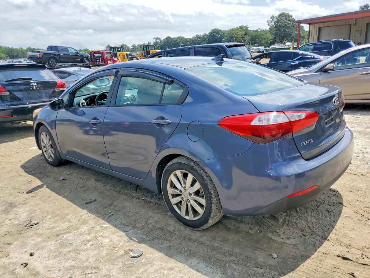 2014 Kia Forte Ex Blue vin: KNAFX4A82E5162267