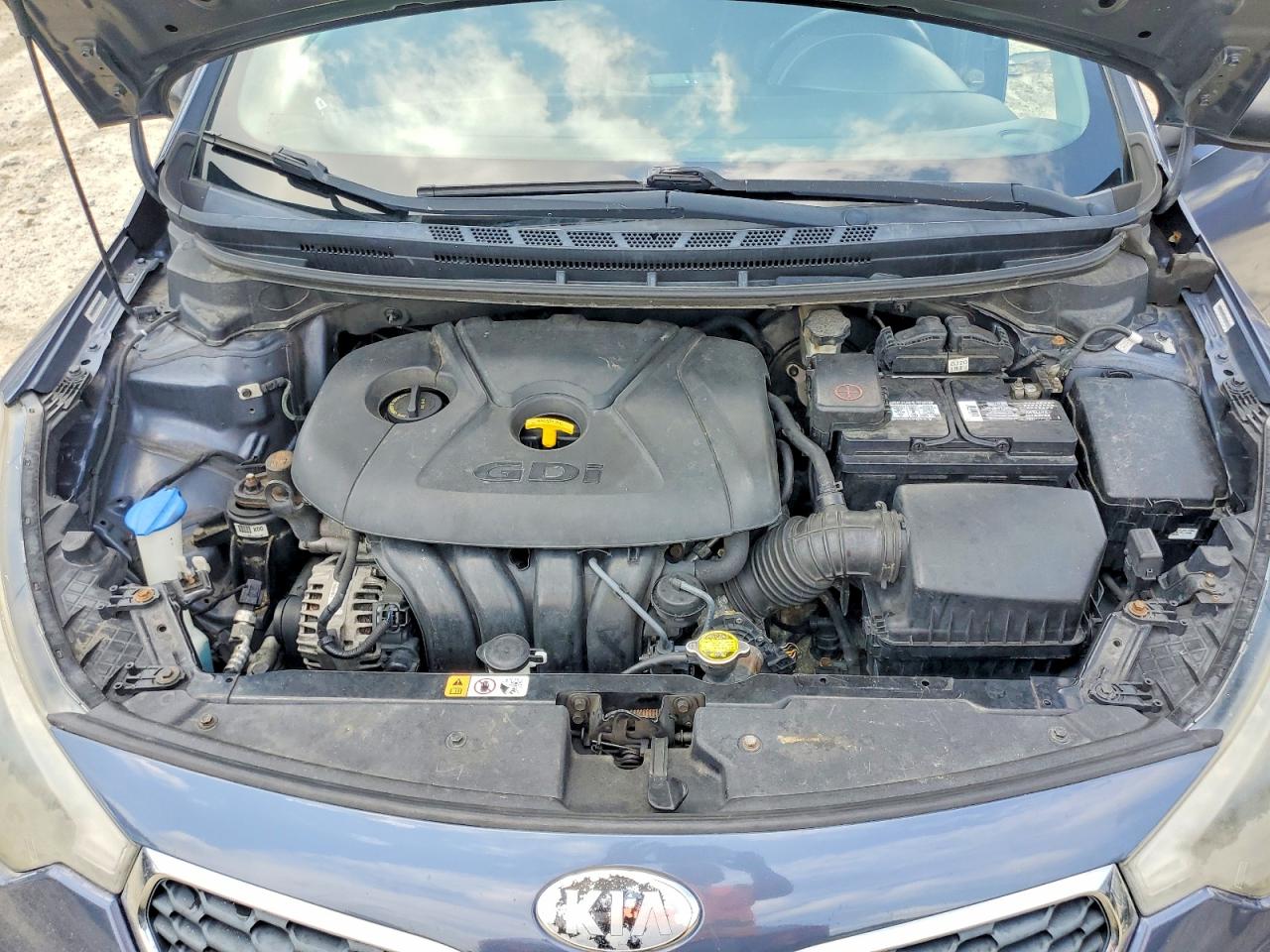 2014 Kia Forte Ex Blue vin: KNAFX4A82E5162267