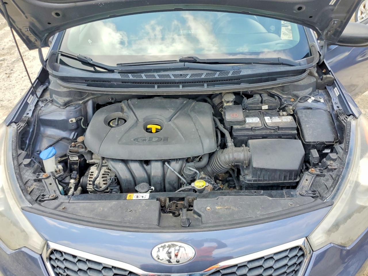 2014 Kia Forte Ex Blue vin: KNAFX4A82E5162267