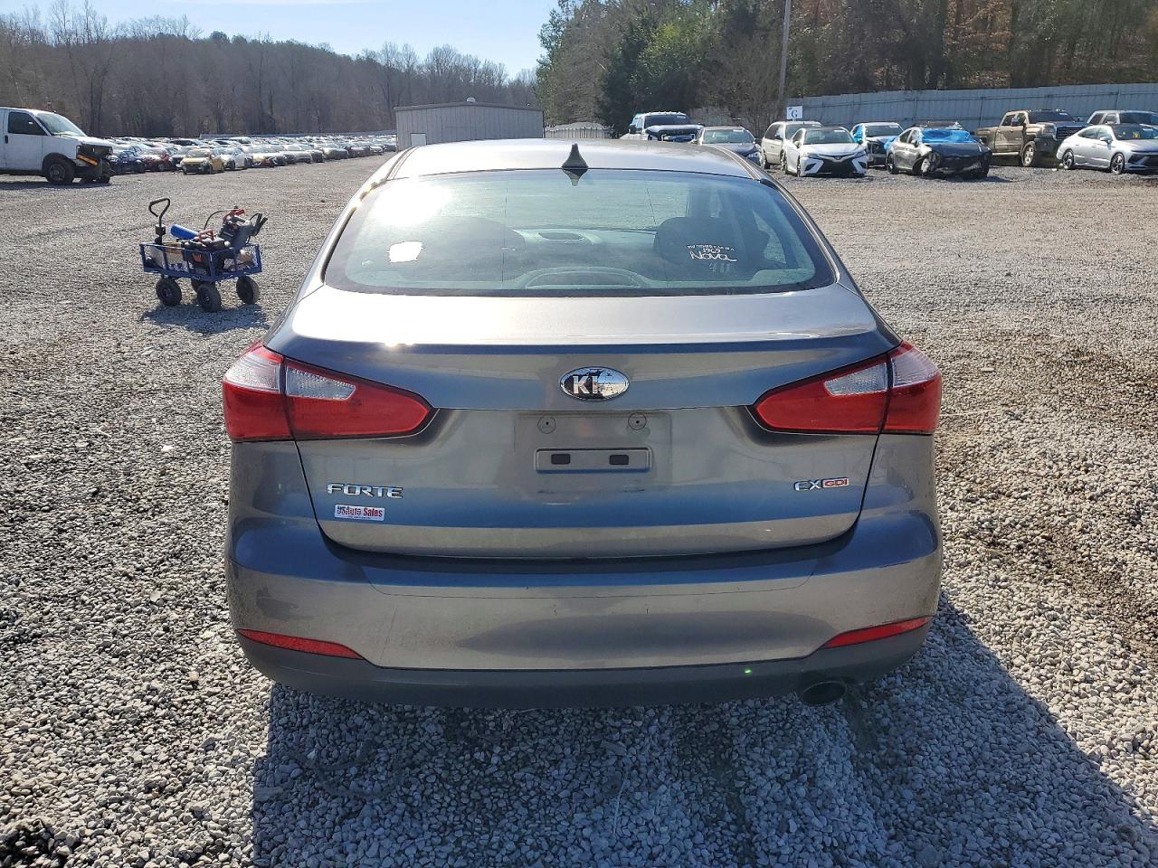 2015 Kia Forte Ex Gray vin: KNAFX4A82F5266999