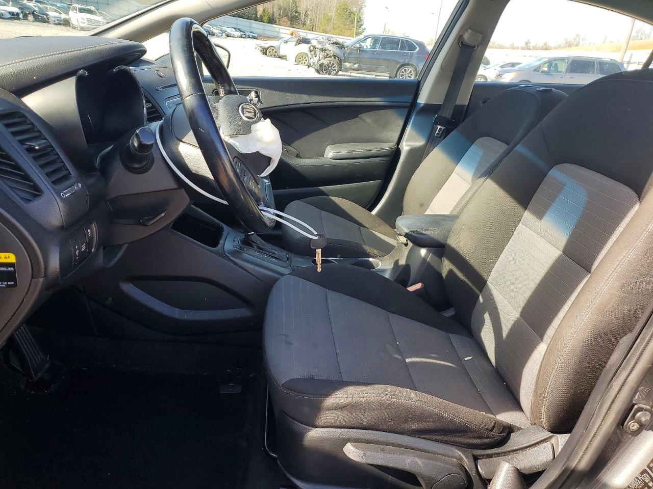 2015 Kia Forte Ex Gray vin: KNAFX4A82F5266999