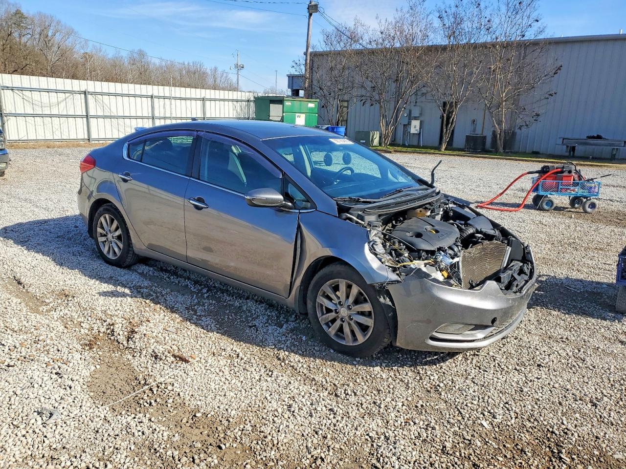 2015 Kia Forte Ex Gray vin: KNAFX4A82F5266999