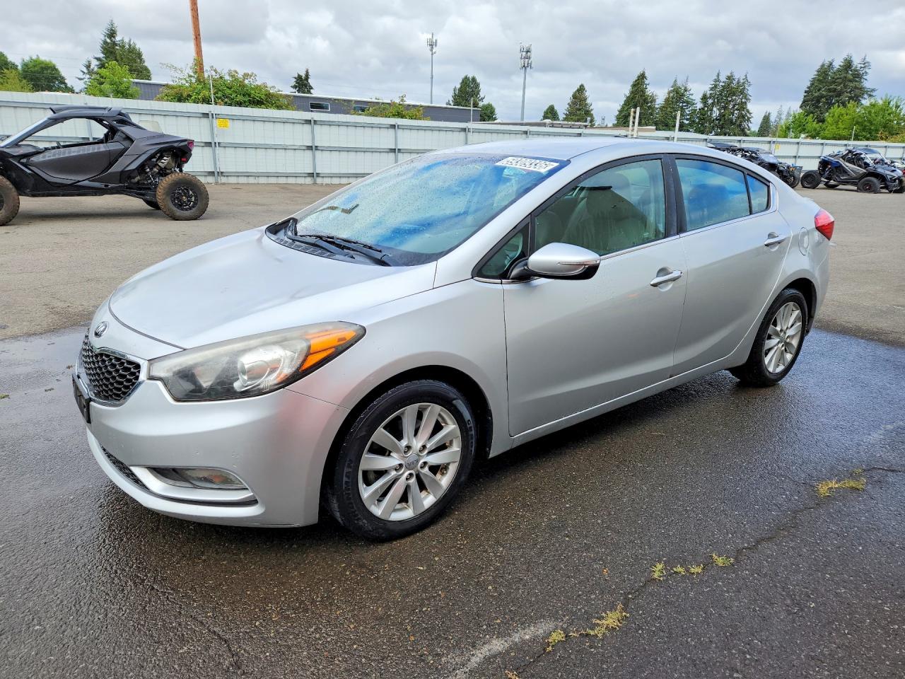 2015 Kia Forte Ex Silver vin: KNAFX4A82F5269630