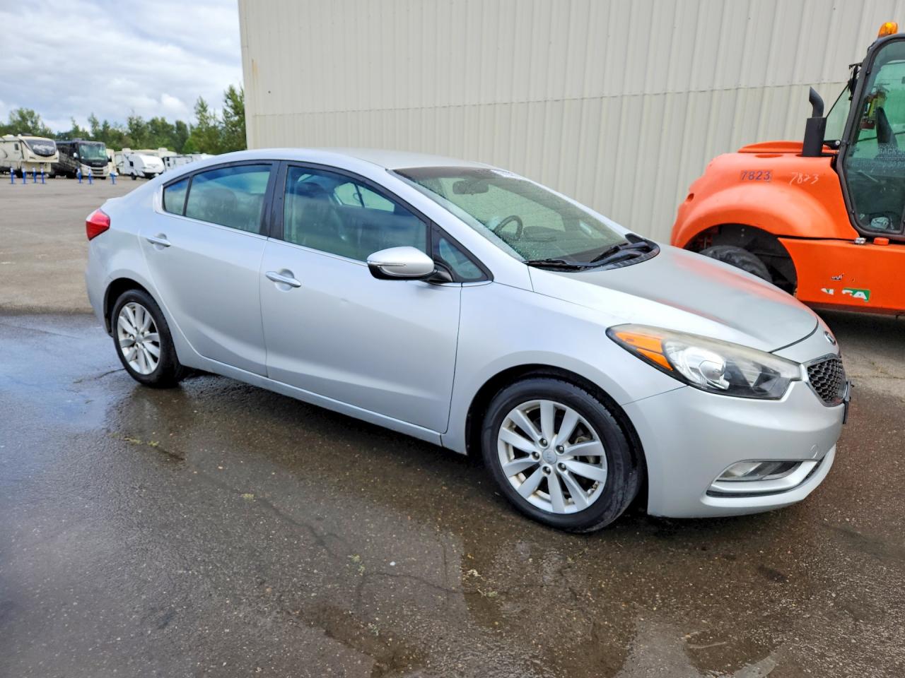 2015 Kia Forte Ex Silver vin: KNAFX4A82F5269630