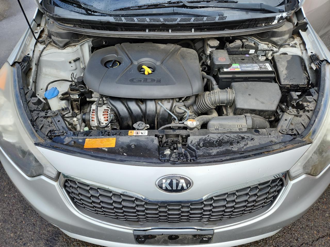 2015 Kia Forte Ex Silver vin: KNAFX4A82F5269630 Damage: Left Head Lamp, Faded, Repair Required