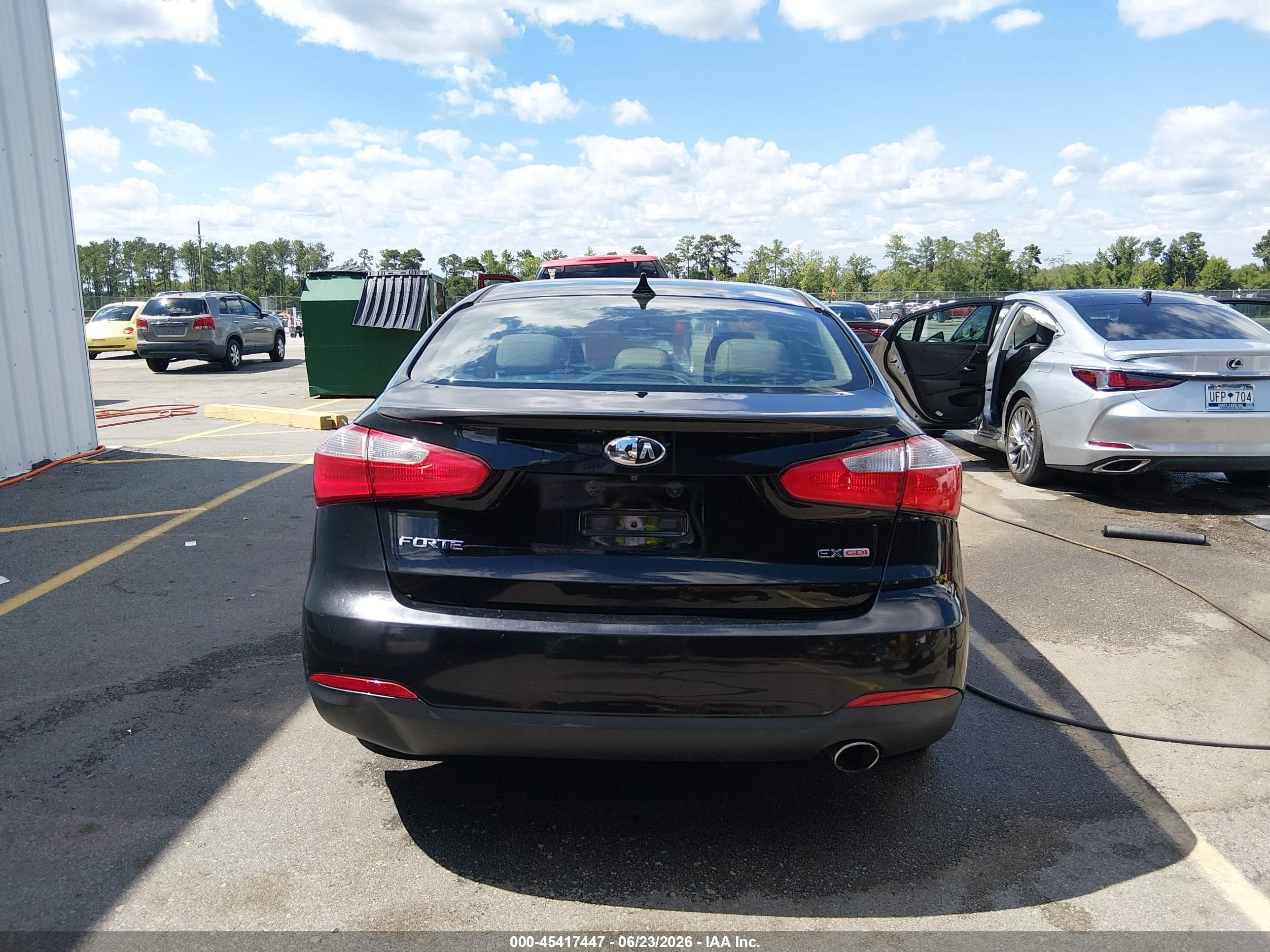 2015 Kia Forte Ex Black vin: KNAFX4A82F5283625