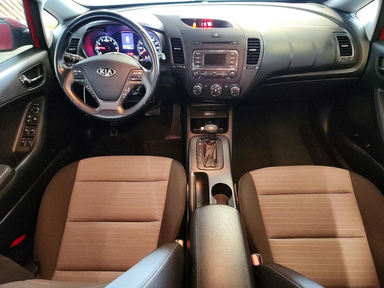 2015 Kia Forte Ex Red vin: KNAFX4A82F5357982