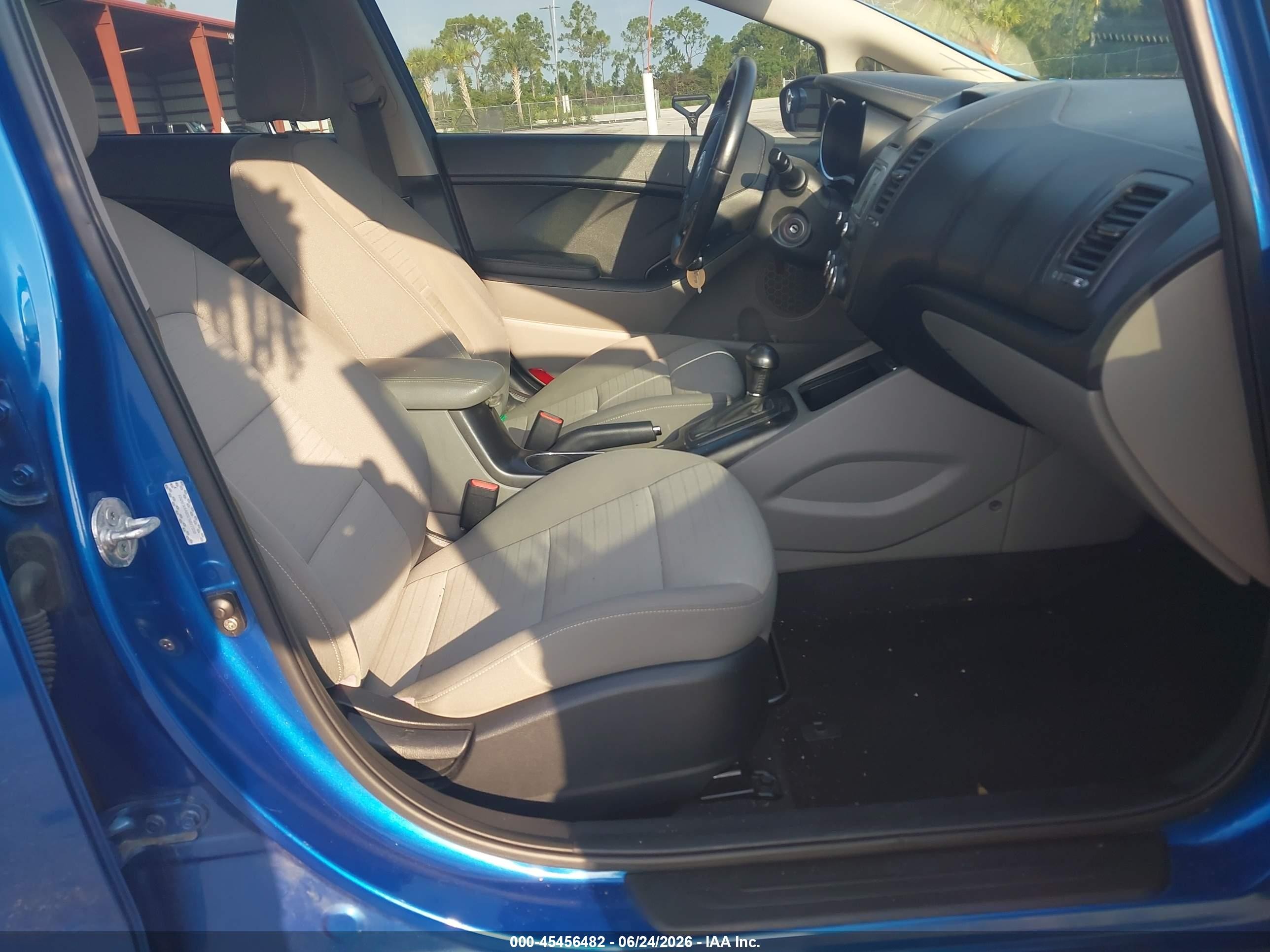 2014 Kia Forte Ex Синий vin: KNAFX4A83E5077938