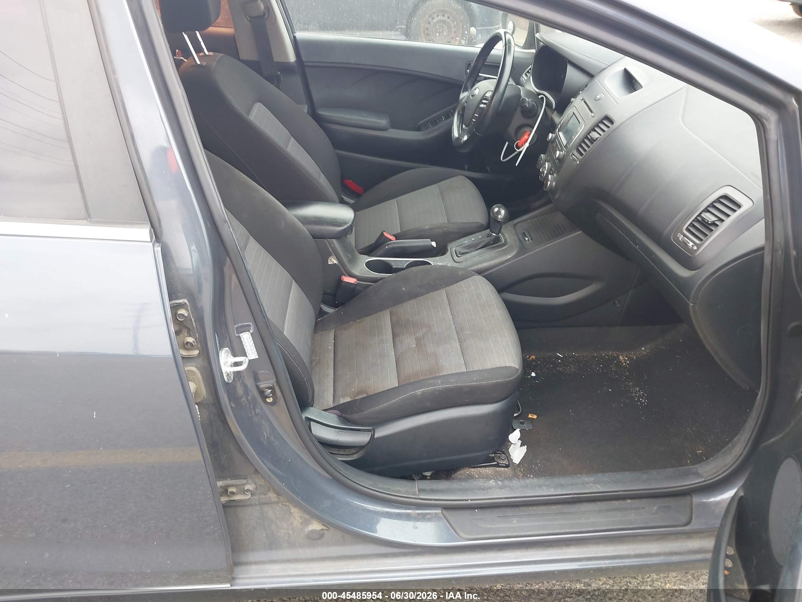 2014 Kia Forte Ex Blue vin: KNAFX4A83E5084498
