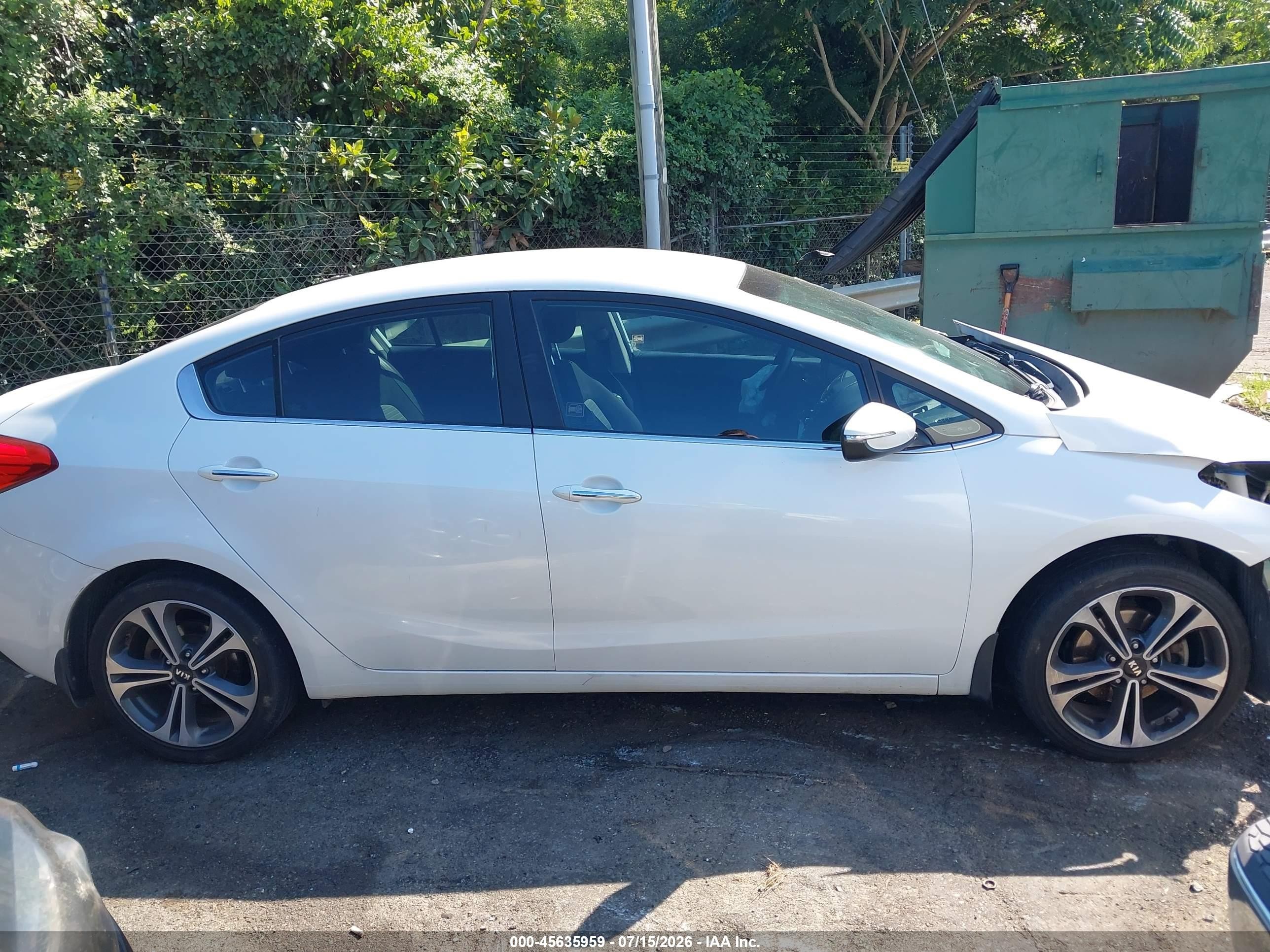 2014 Kia Forte Ex White vin: KNAFX4A83E5114020