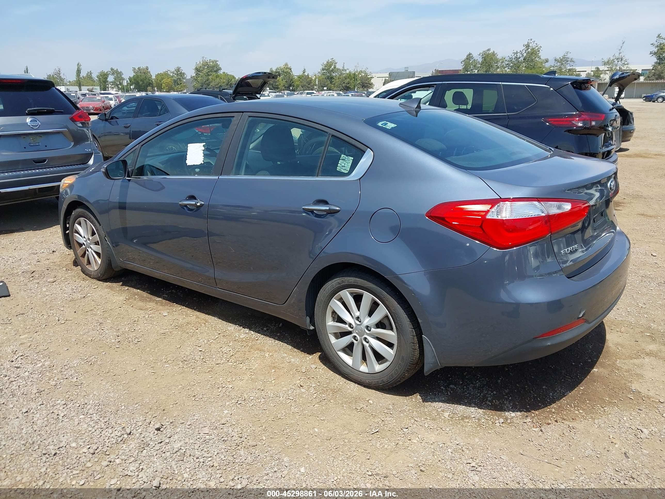 2014 Kia Forte Ex Pewter vin: KNAFX4A83E5115328