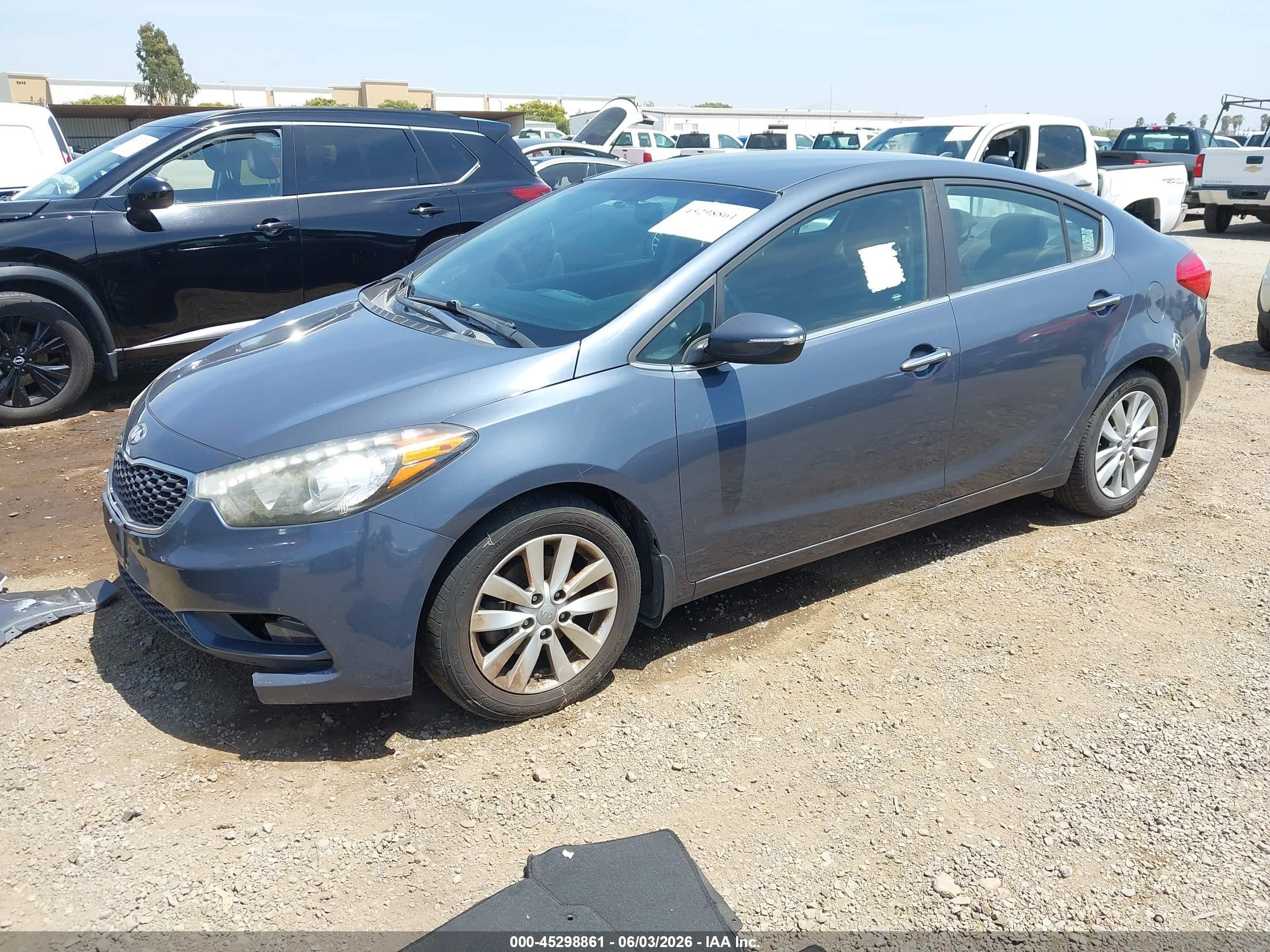 2014 Kia Forte Ex Pewter vin: KNAFX4A83E5115328