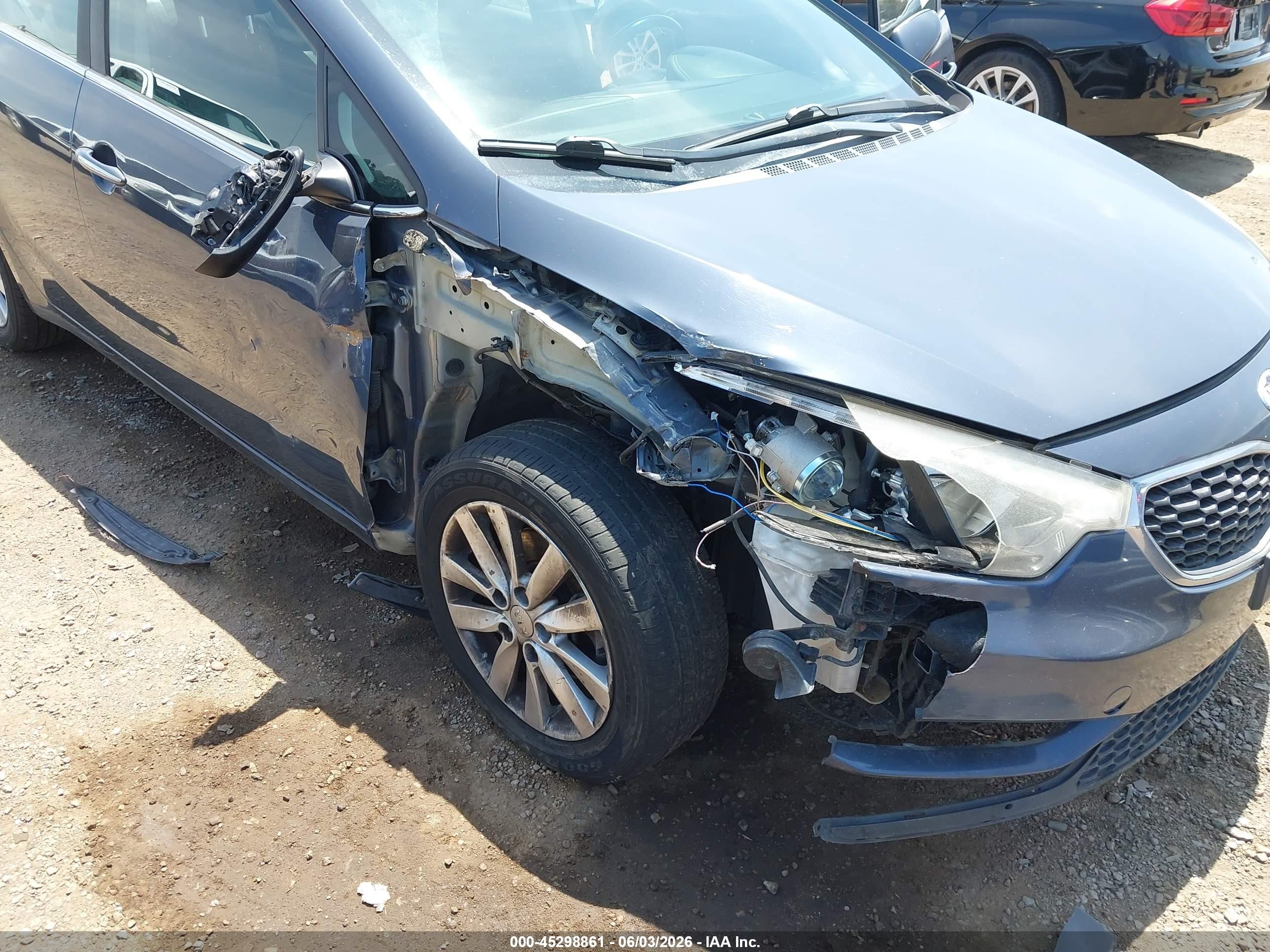 2014 Kia Forte Ex Pewter vin: KNAFX4A83E5115328