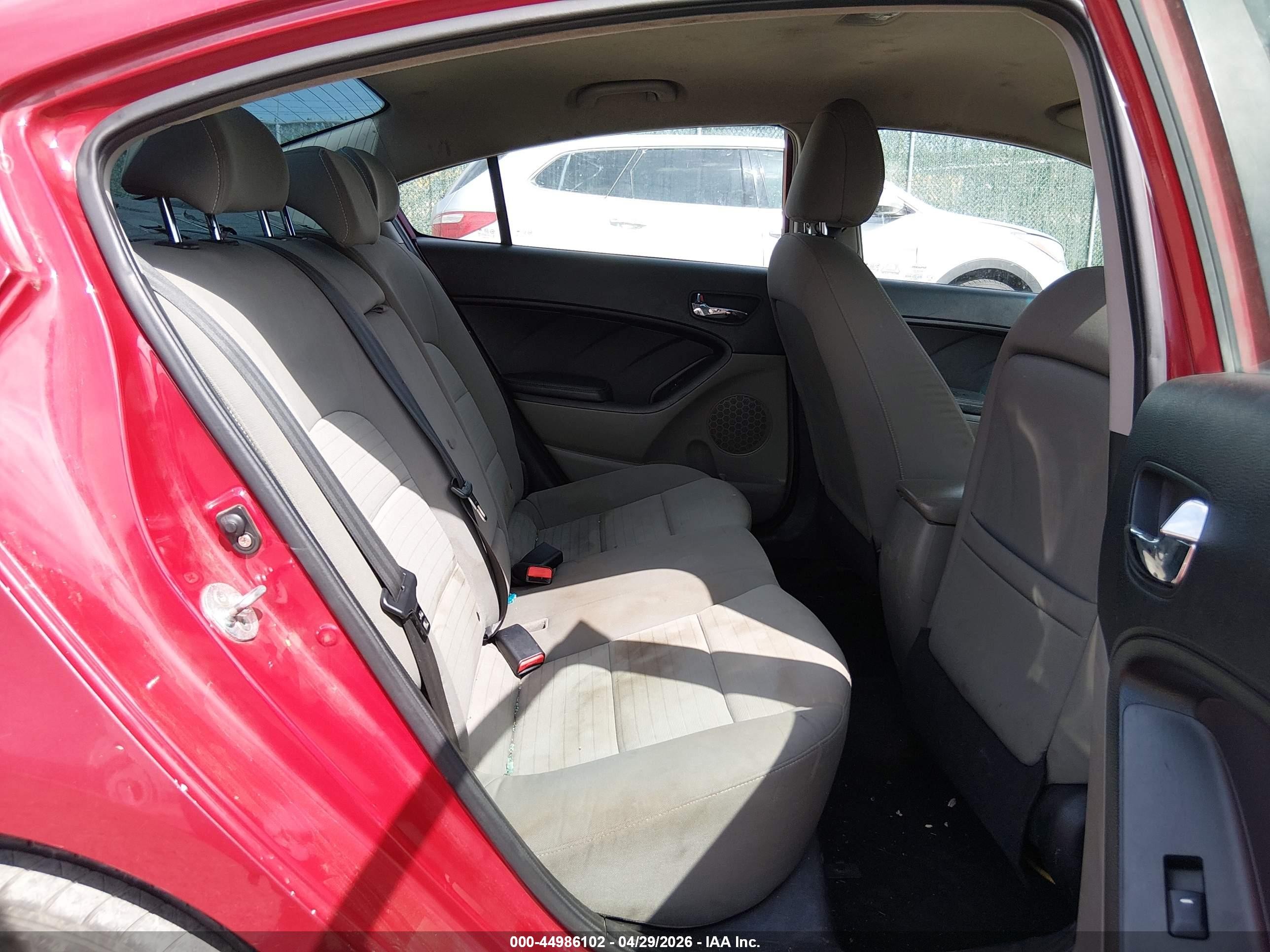 2014 Kia Forte Ex Red vin: KNAFX4A83E5176579