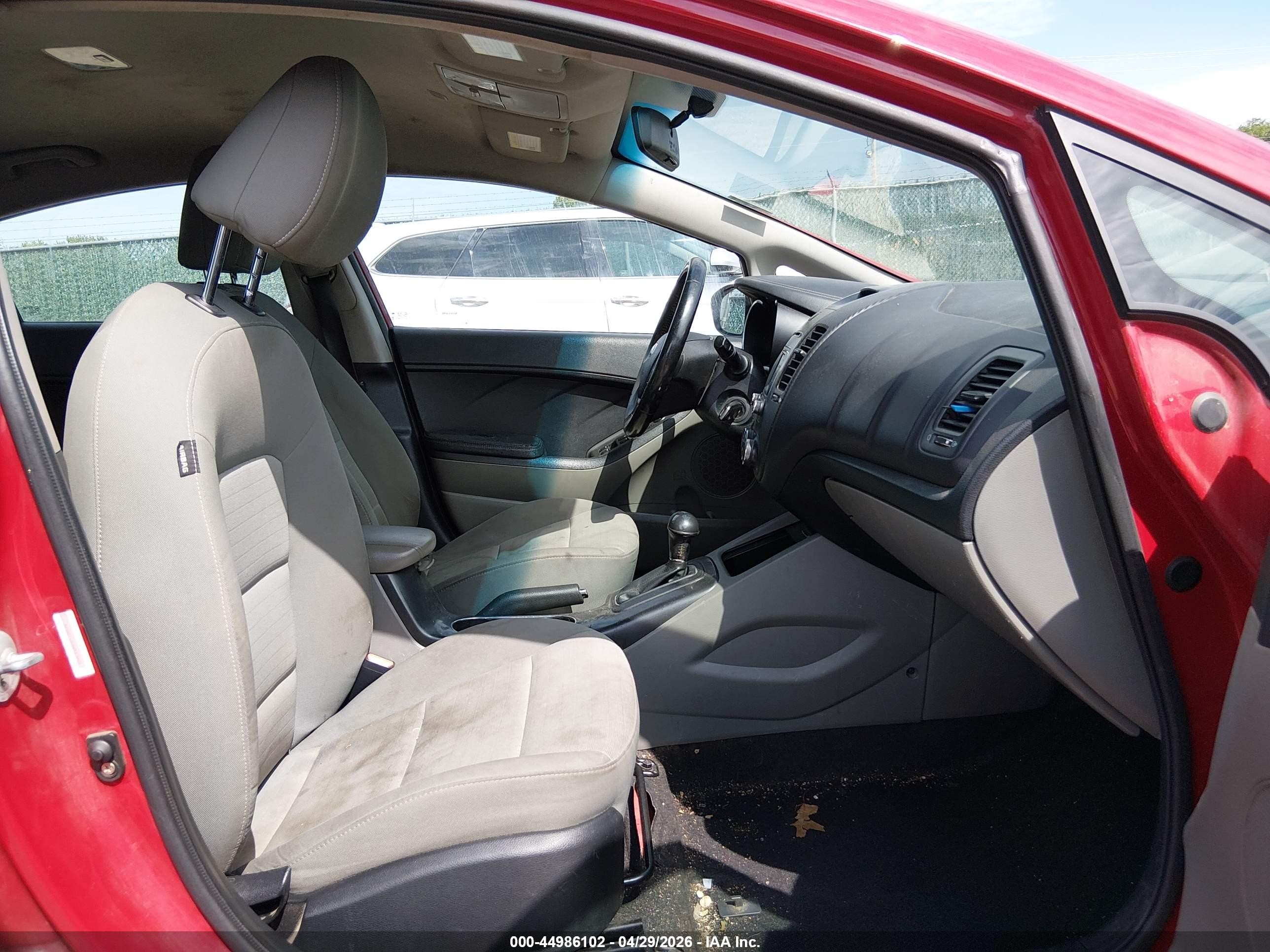 2014 Kia Forte Ex Red vin: KNAFX4A83E5176579