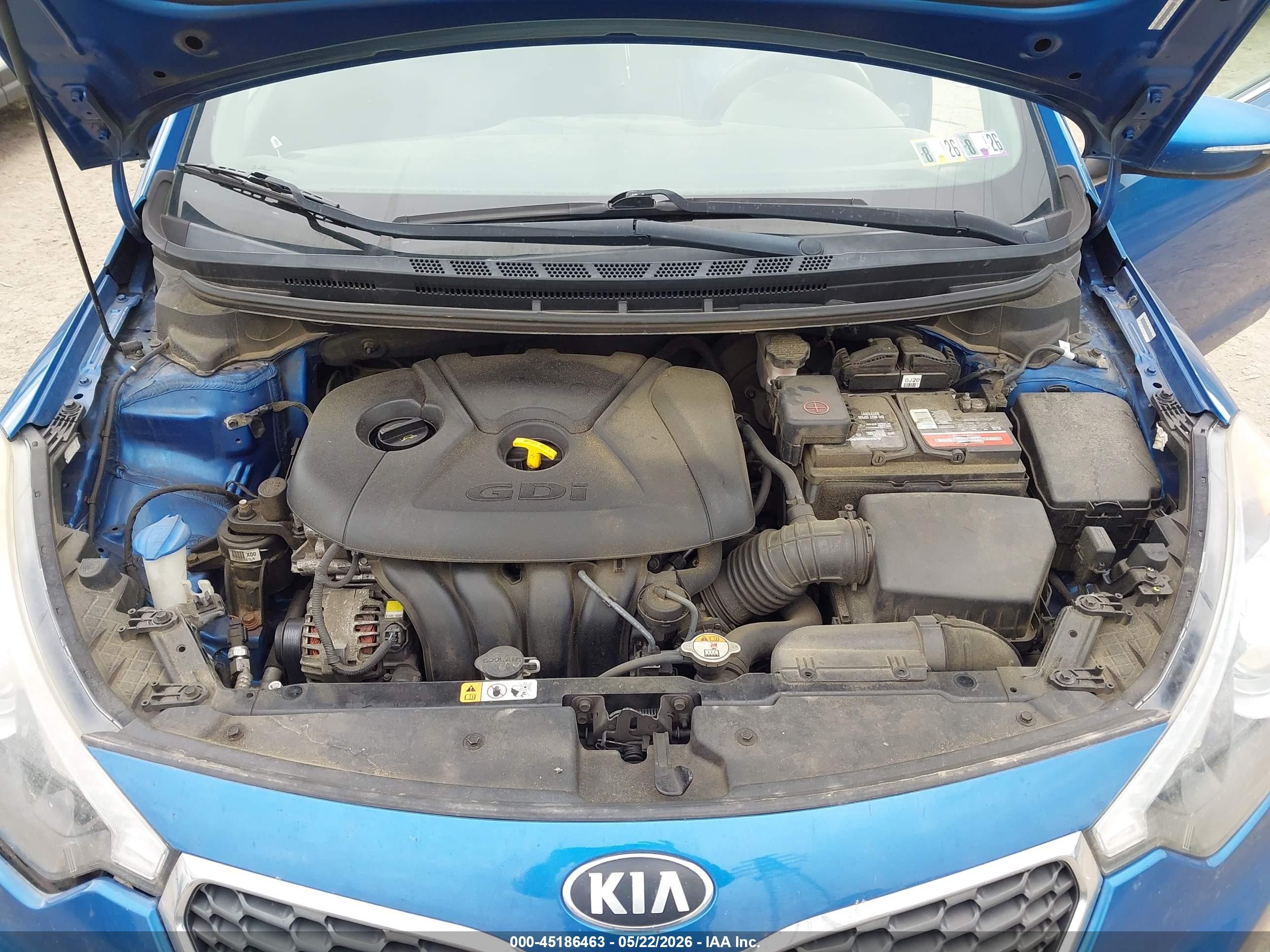 2015 Kia Forte Ex Blue vin: KNAFX4A83F5272326
