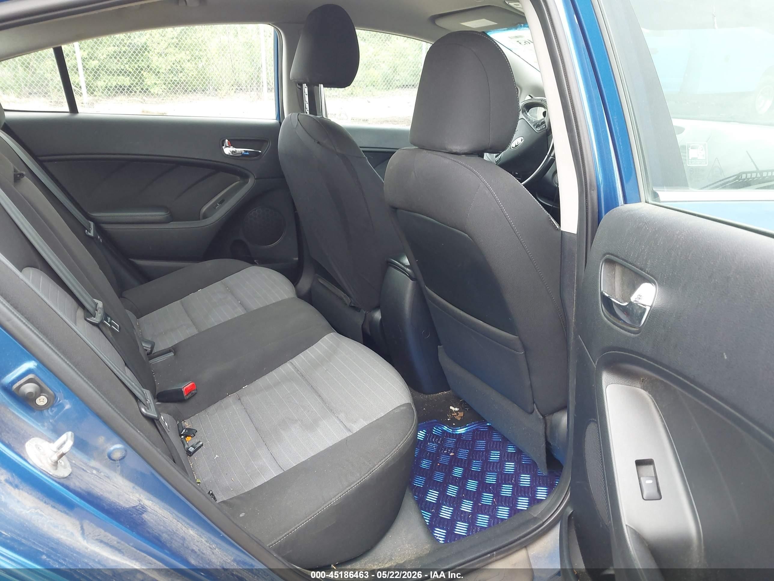 2015 Kia Forte Ex Blue vin: KNAFX4A83F5272326