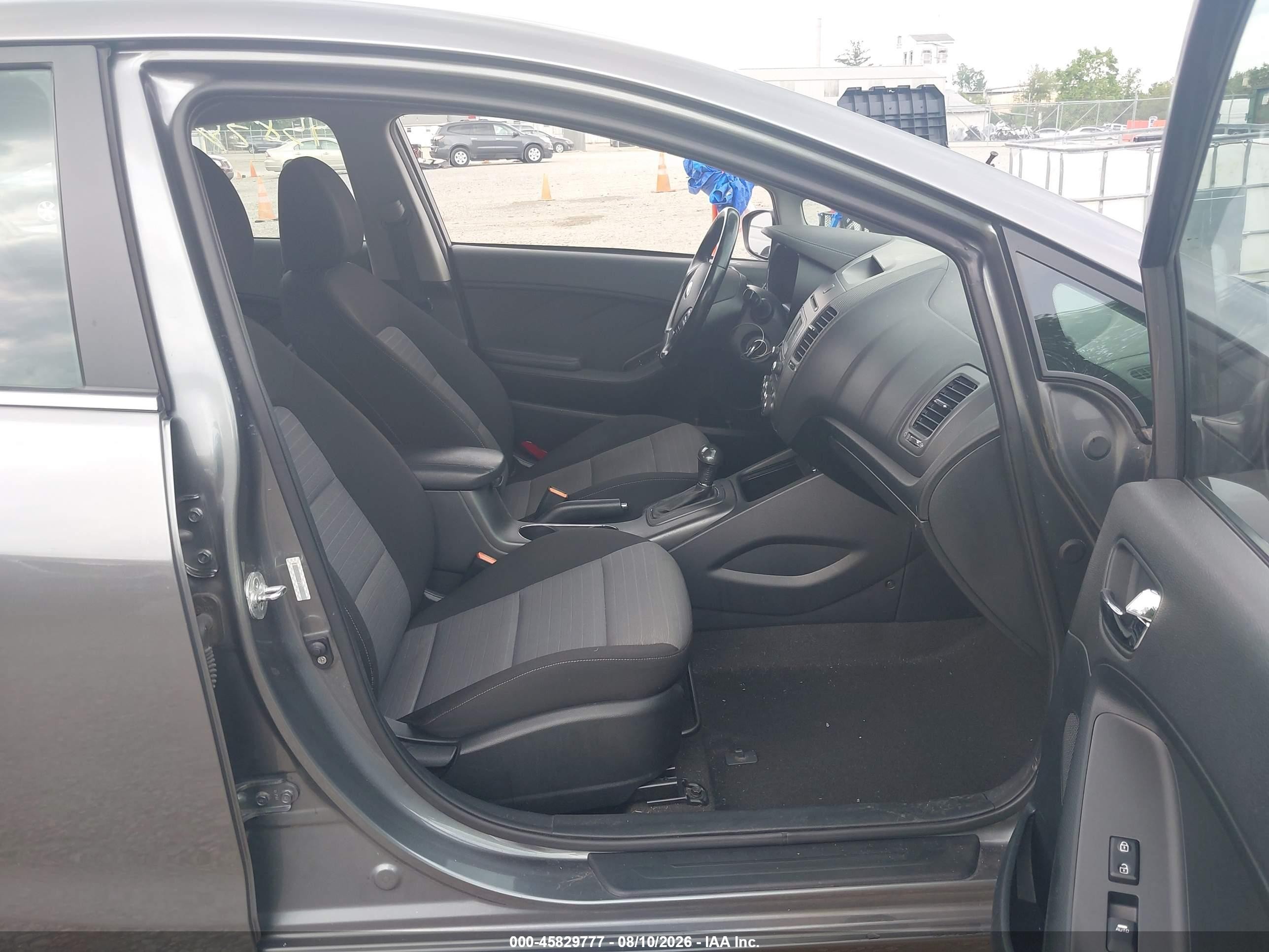 2015 Kia Forte Ex Gray vin: KNAFX4A83F5282807