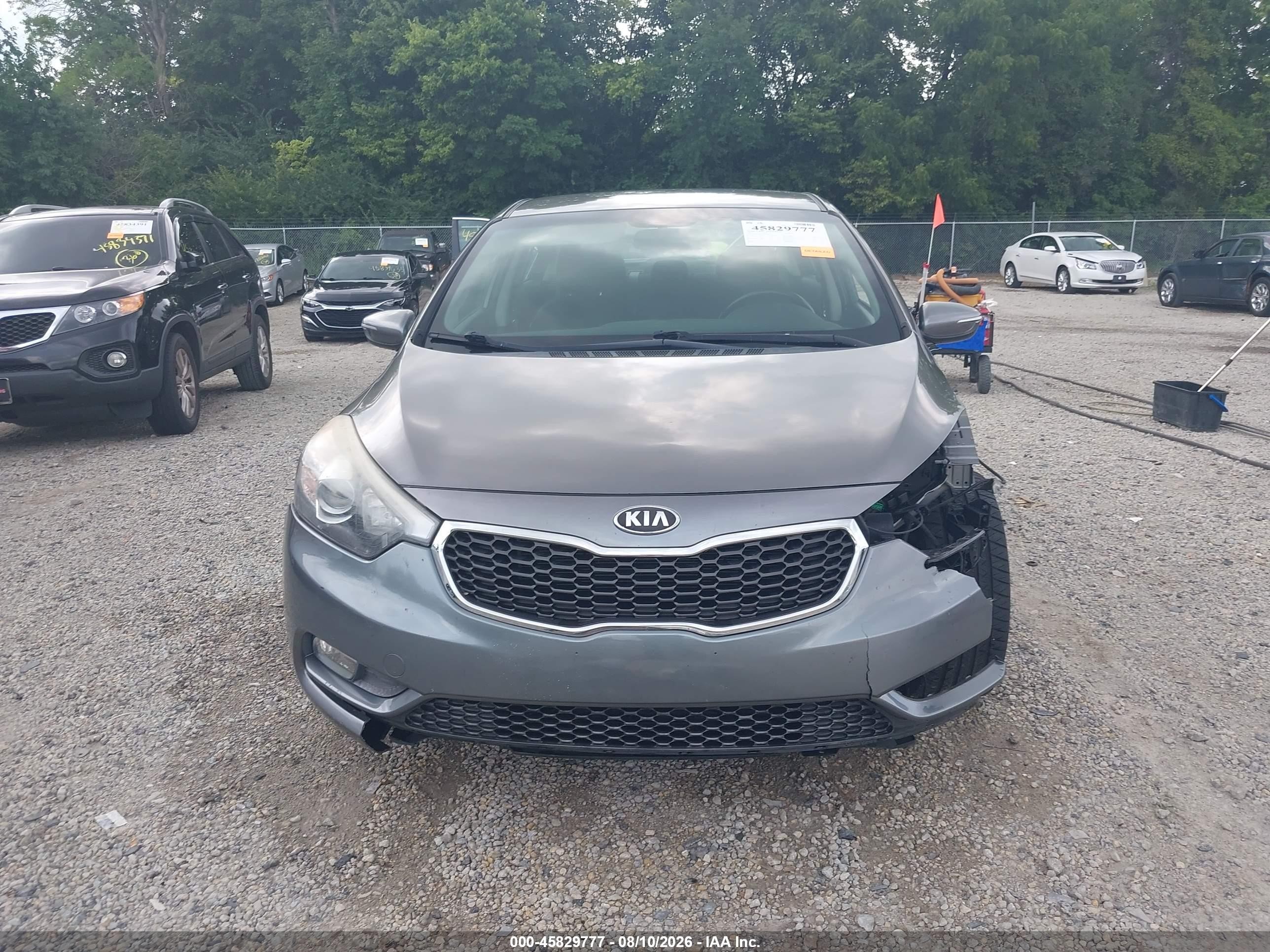 2015 Kia Forte Ex Gray vin: KNAFX4A83F5282807