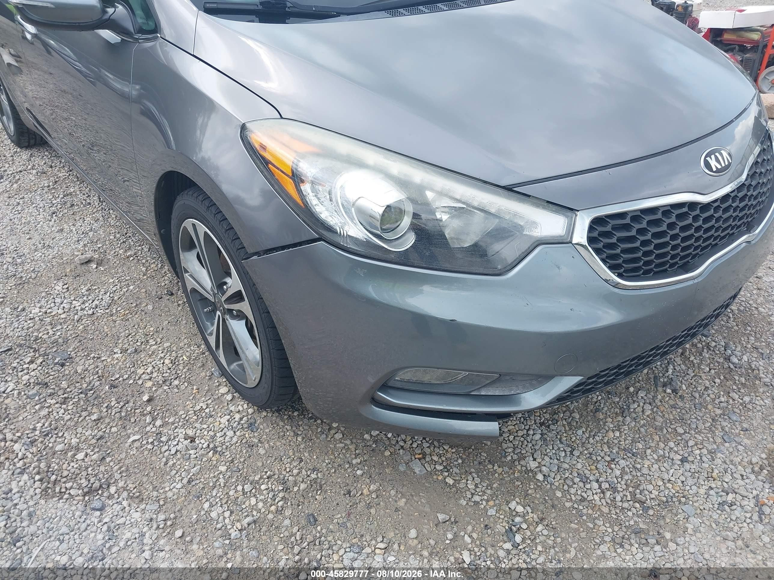 2015 Kia Forte Ex Gray vin: KNAFX4A83F5282807