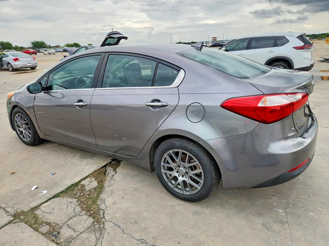 2015 Kia Forte Ex Gray vin: KNAFX4A83F5309195