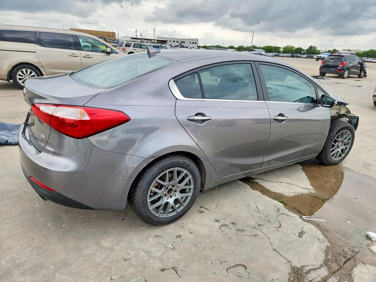 2015 Kia Forte Ex Gray vin: KNAFX4A83F5309195