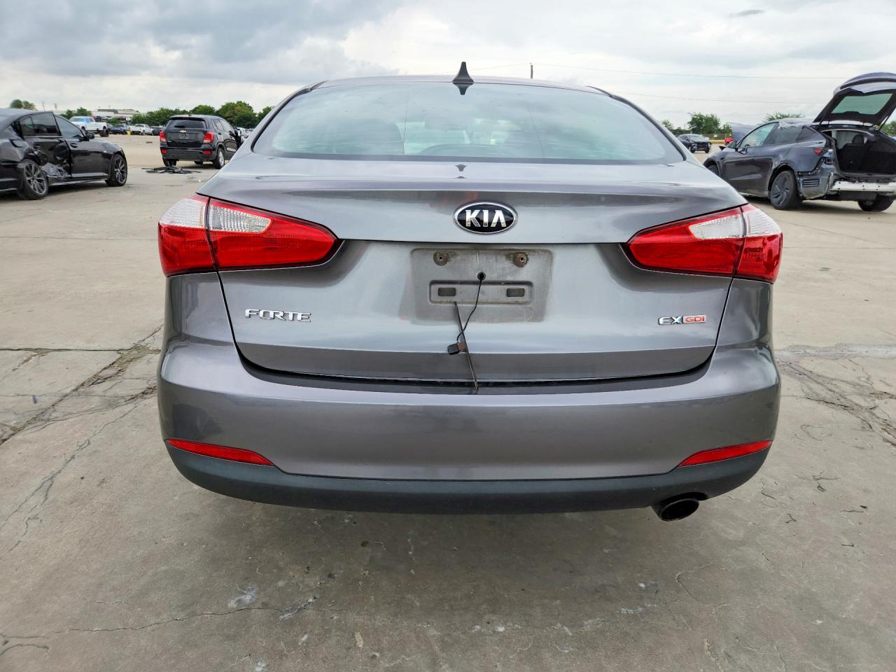 2015 Kia Forte Ex Gray vin: KNAFX4A83F5309195