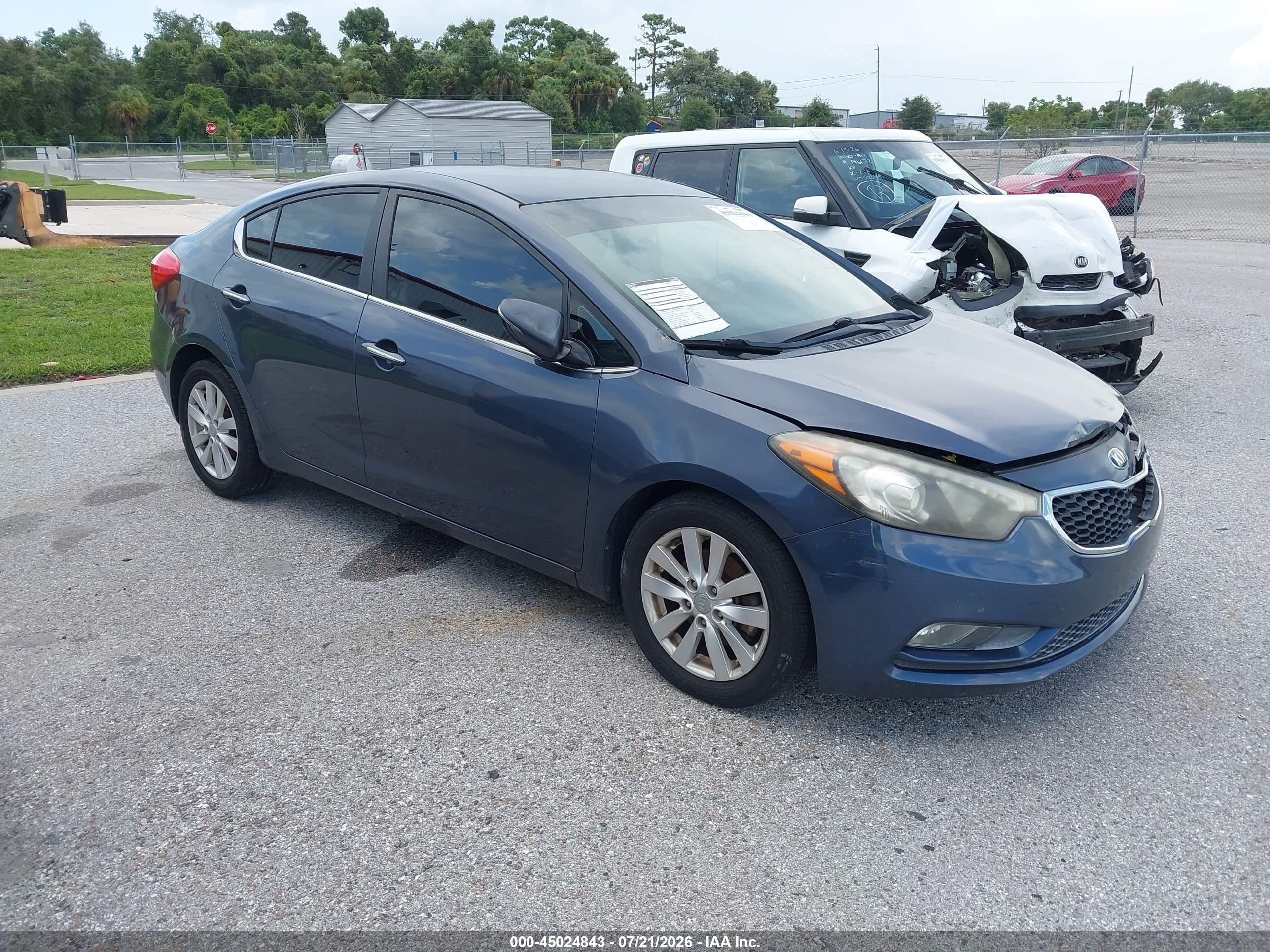 2015 Kia Forte Ex Gray vin: KNAFX4A83F5352063
