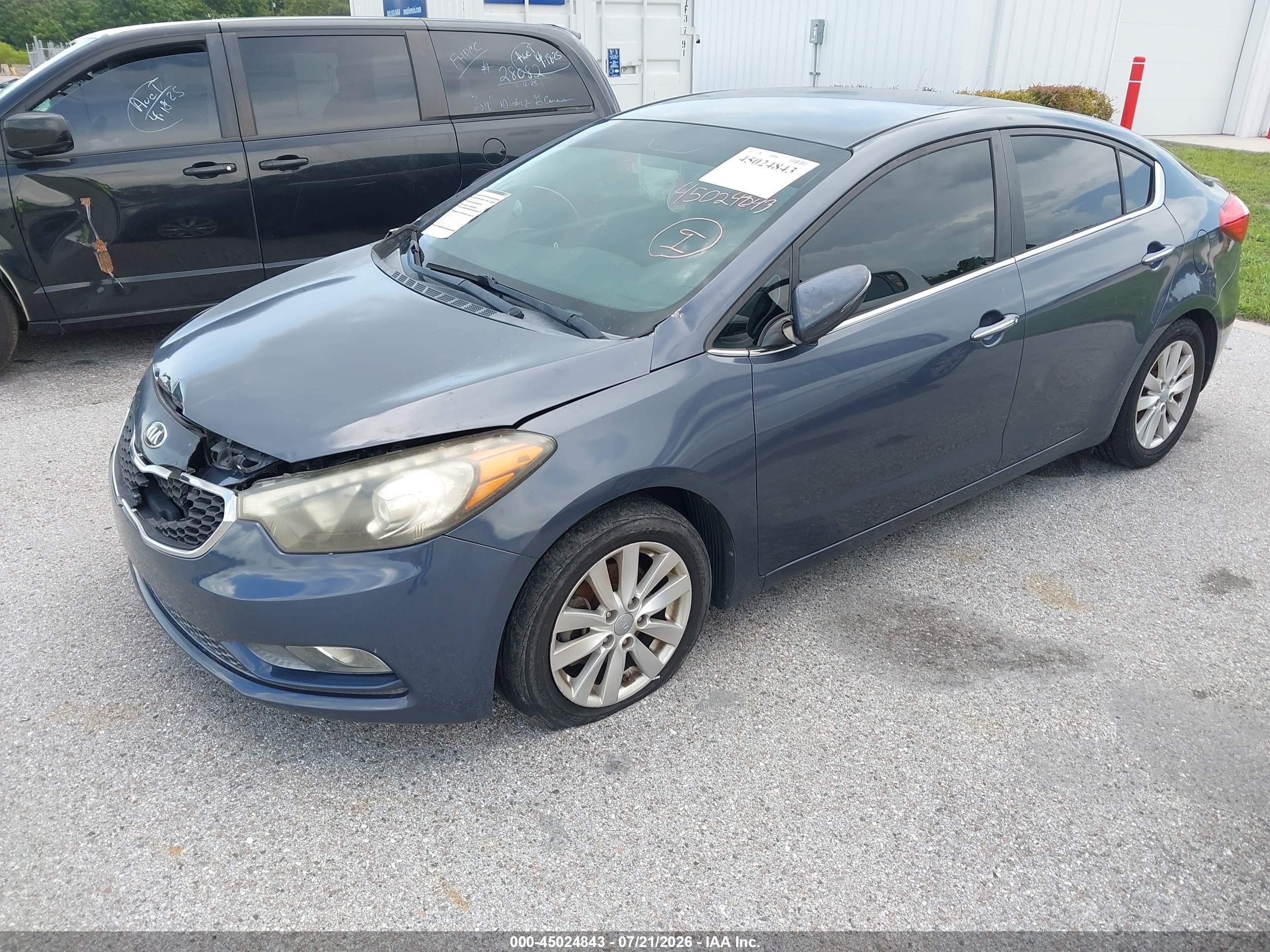 2015 Kia Forte Ex Gray vin: KNAFX4A83F5352063