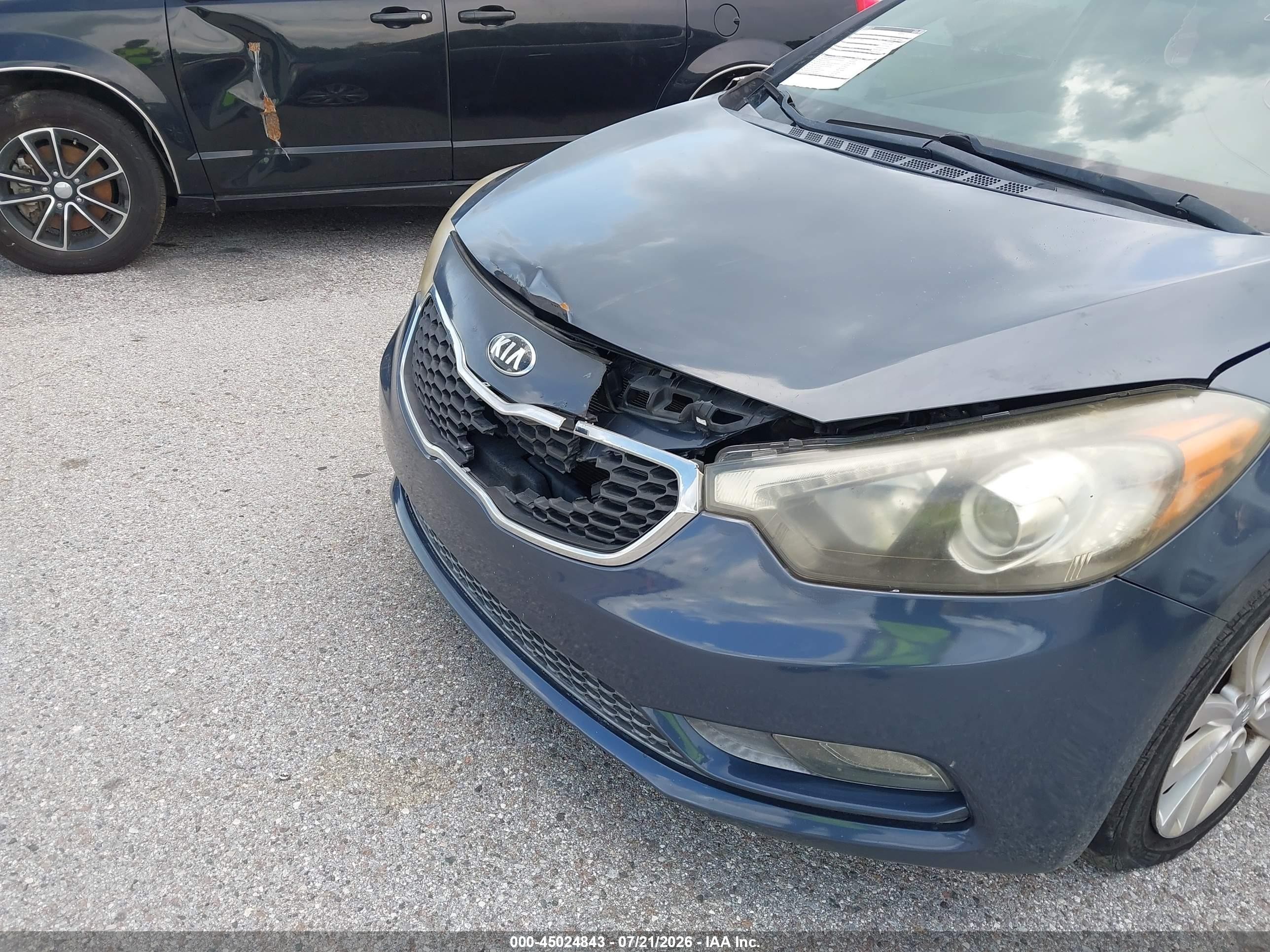 2015 Kia Forte Ex Gray vin: KNAFX4A83F5352063