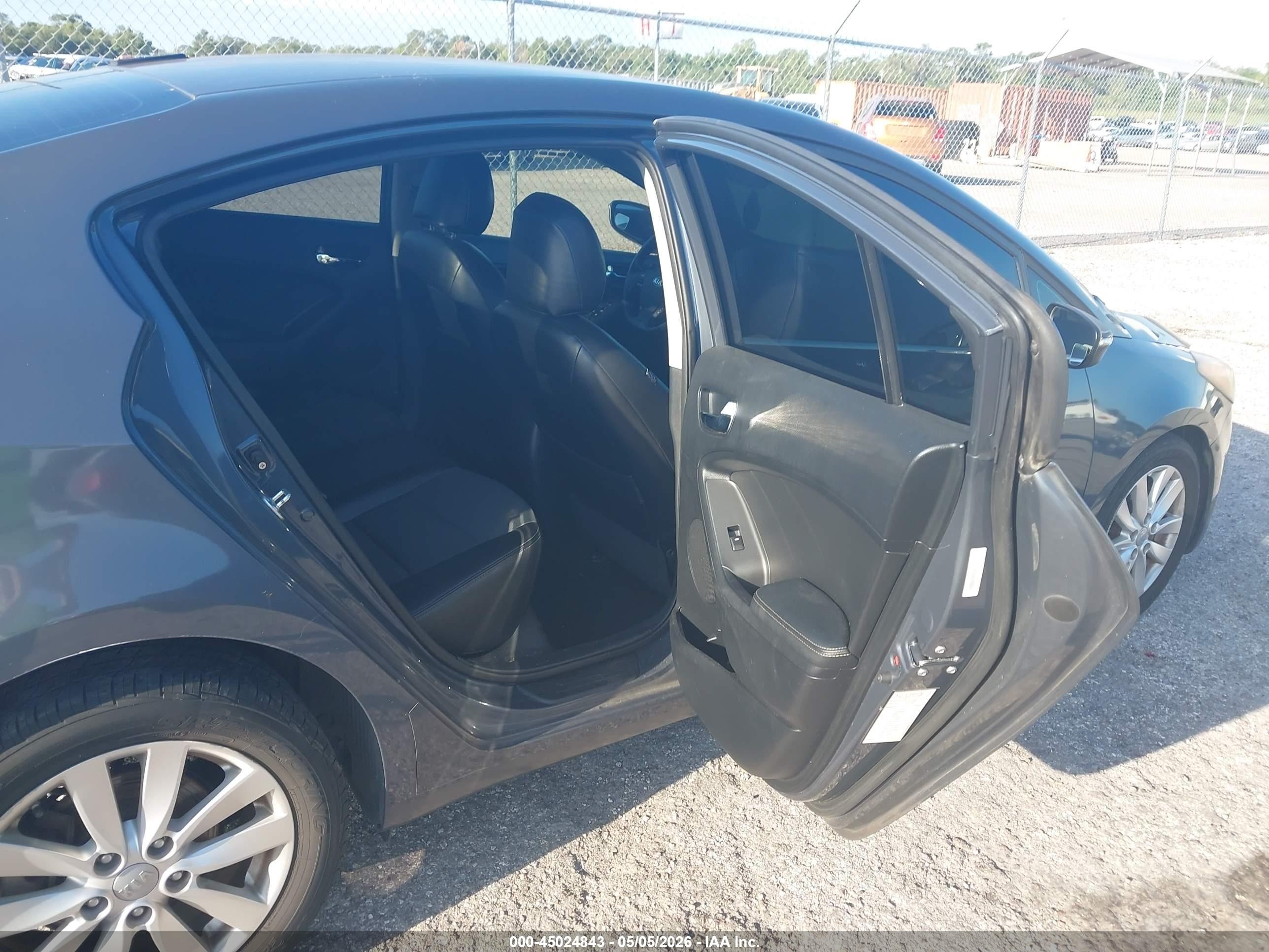 2015 Kia Forte Ex Gray vin: KNAFX4A83F5352063