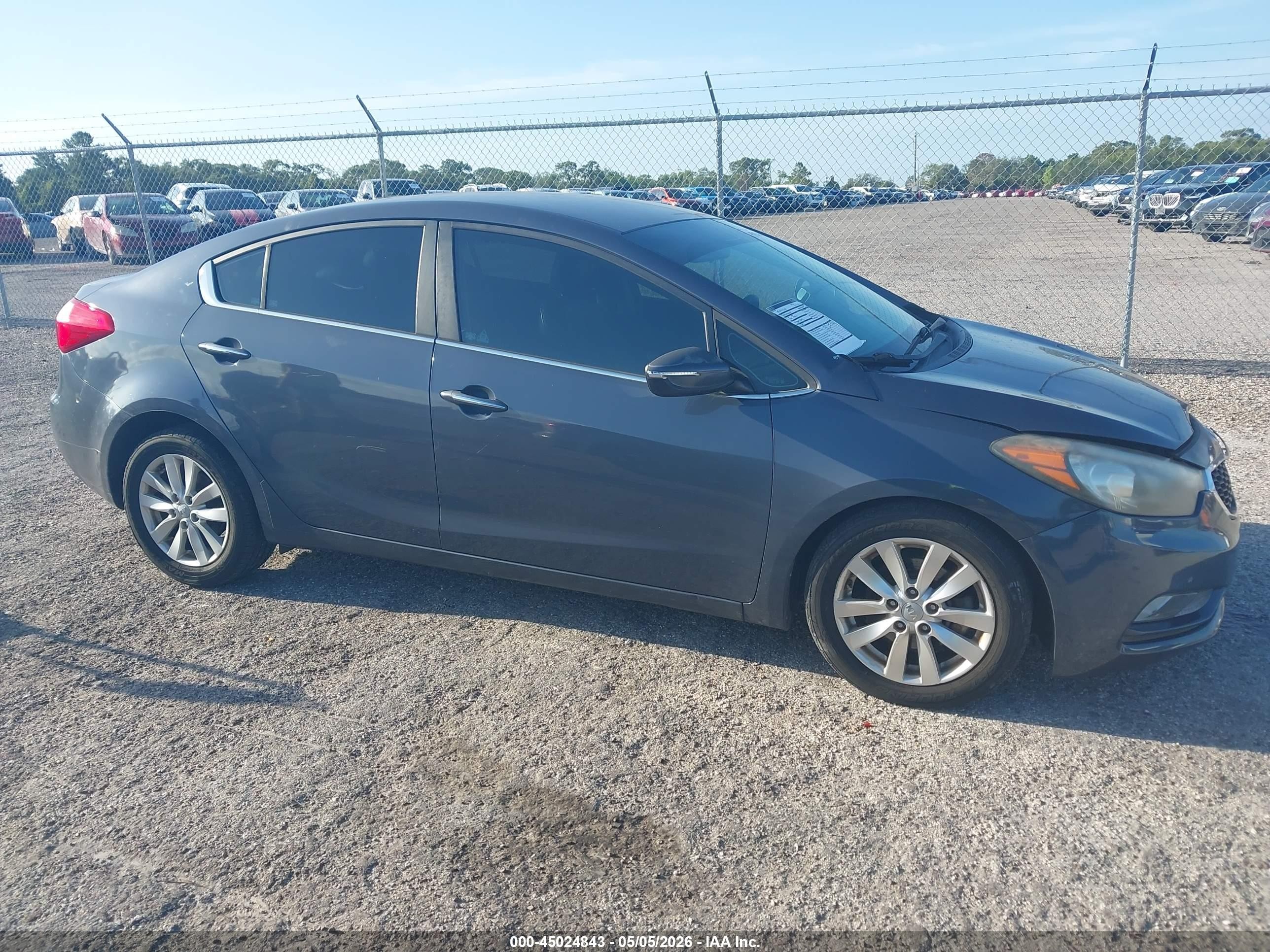 2015 Kia Forte Ex Gray vin: KNAFX4A83F5352063