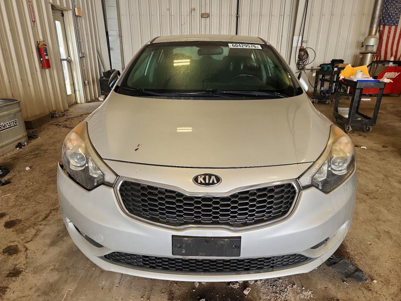 2014 Kia Forte Ex Silver vin: KNAFX4A84E5059352