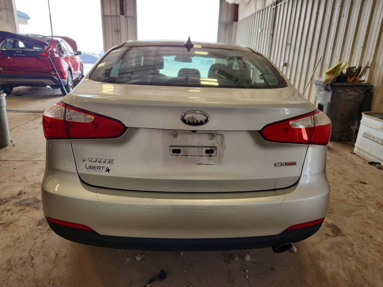 2014 Kia Forte Ex Silver vin: KNAFX4A84E5059352
