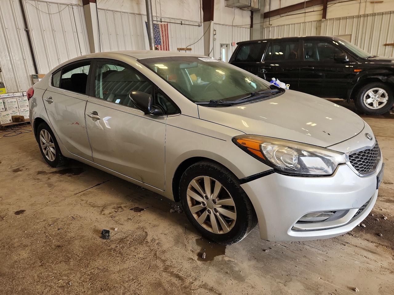 2014 Kia Forte Ex Silver vin: KNAFX4A84E5059352