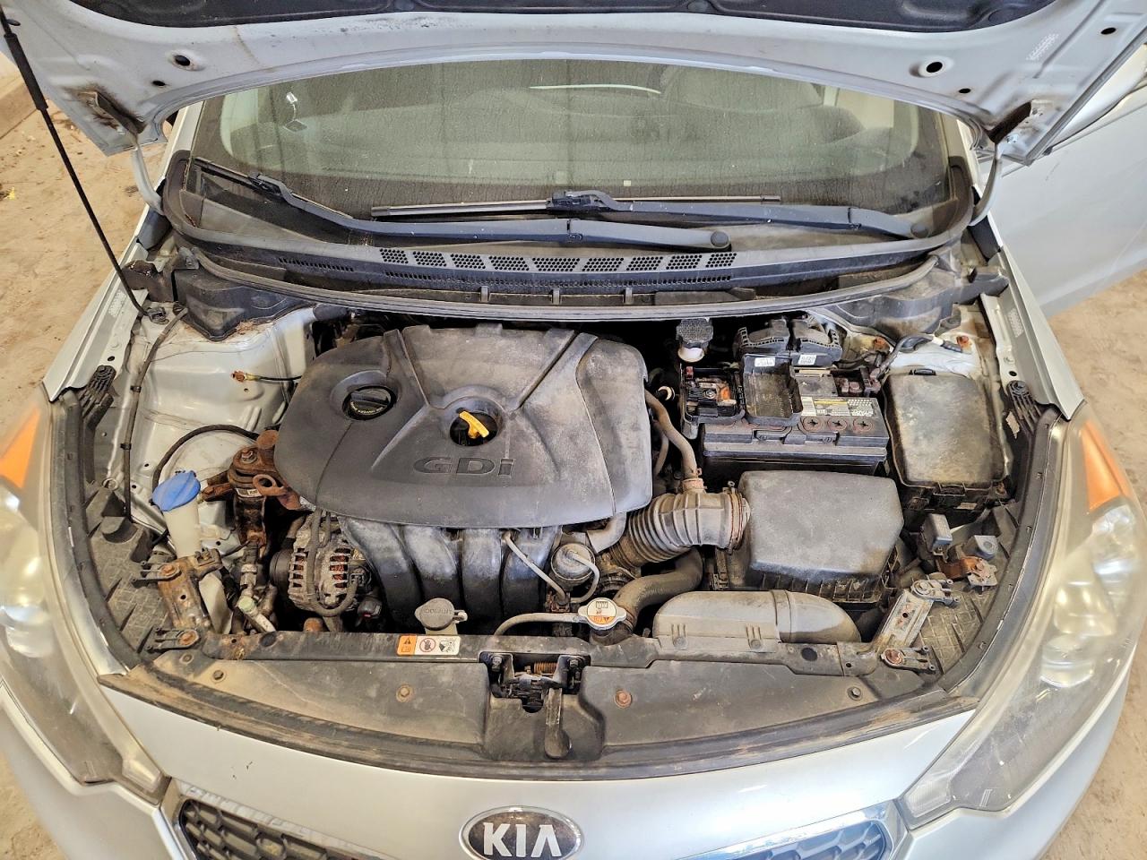 2014 Kia Forte Ex Silver vin: KNAFX4A84E5059352