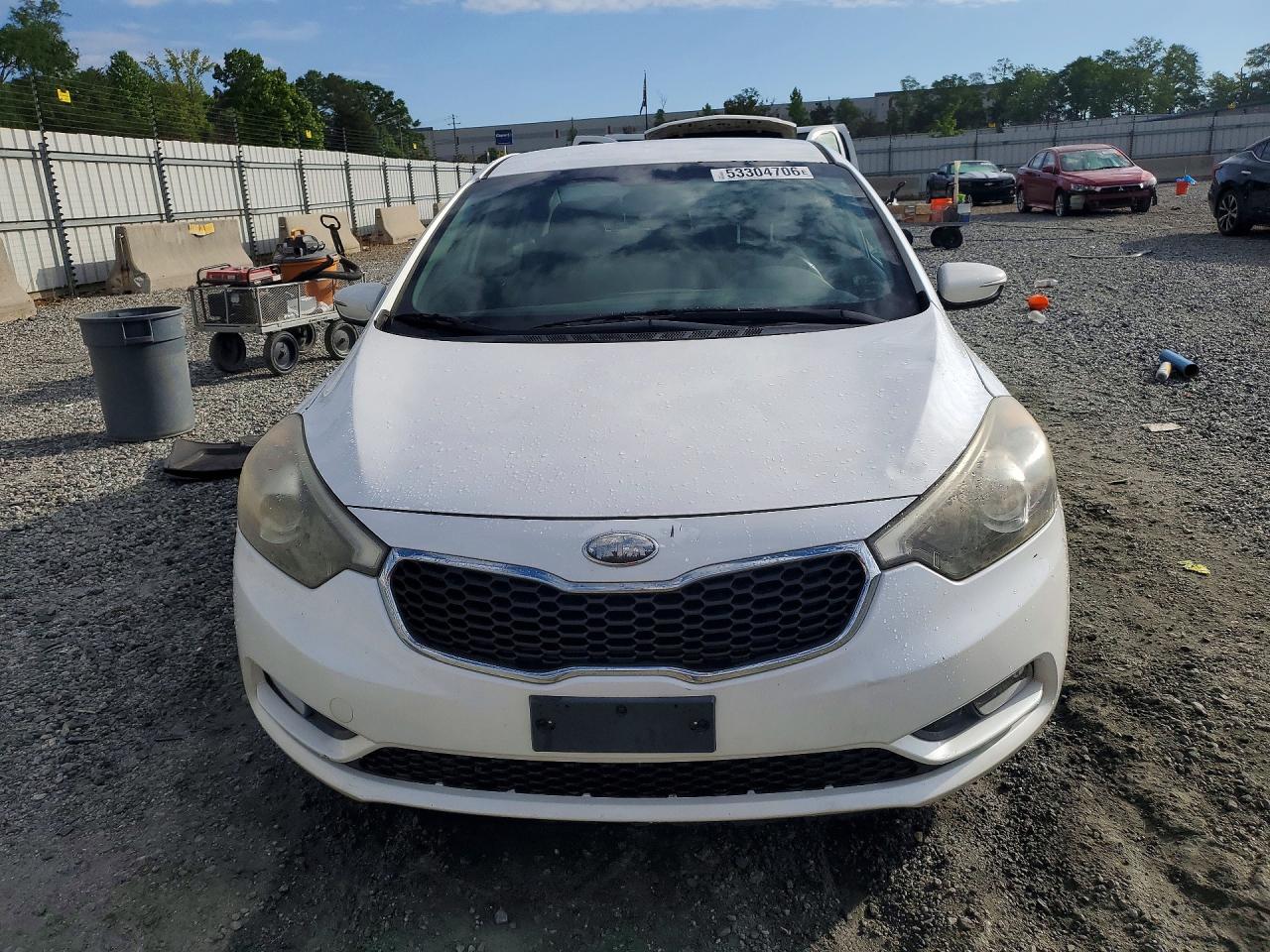 2014 Kia Forte Ex White vin: KNAFX4A84E5091623