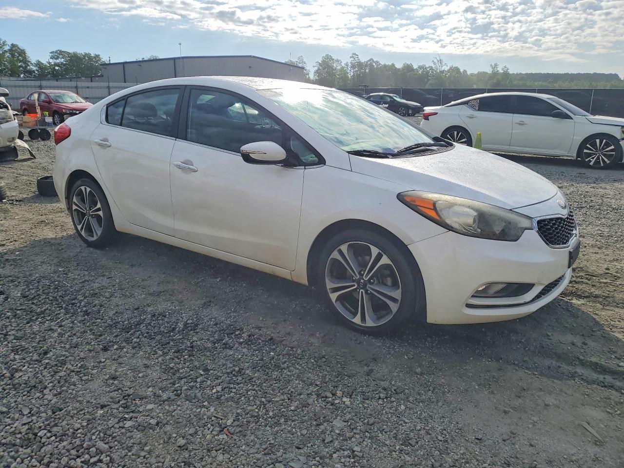 2014 Kia Forte Ex White vin: KNAFX4A84E5091623