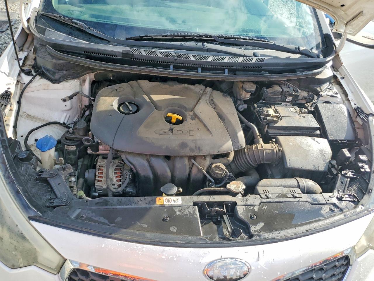 2014 Kia Forte Ex White vin: KNAFX4A84E5091623