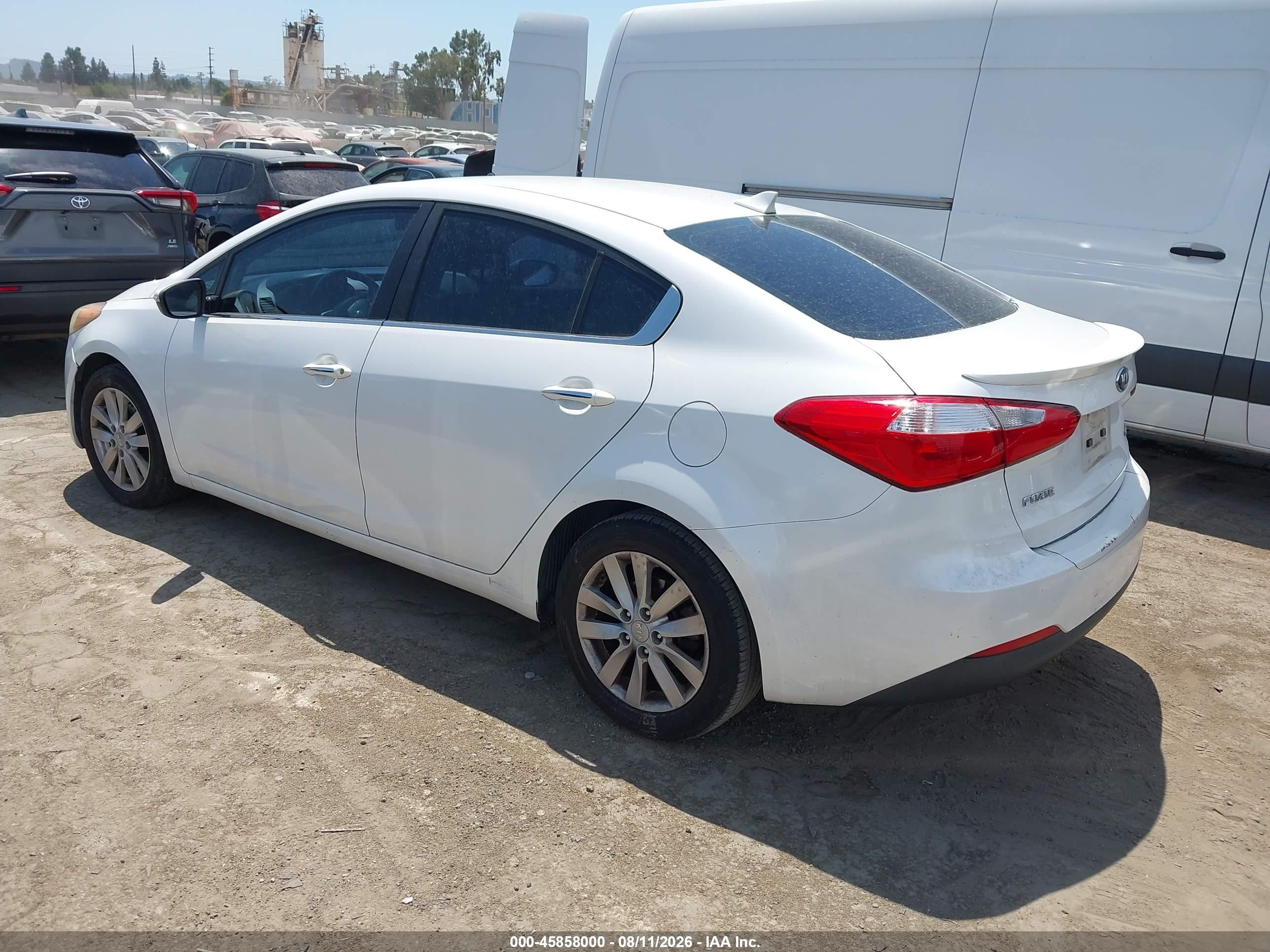 2014 Kia Forte Ex White vin: KNAFX4A84E5116505