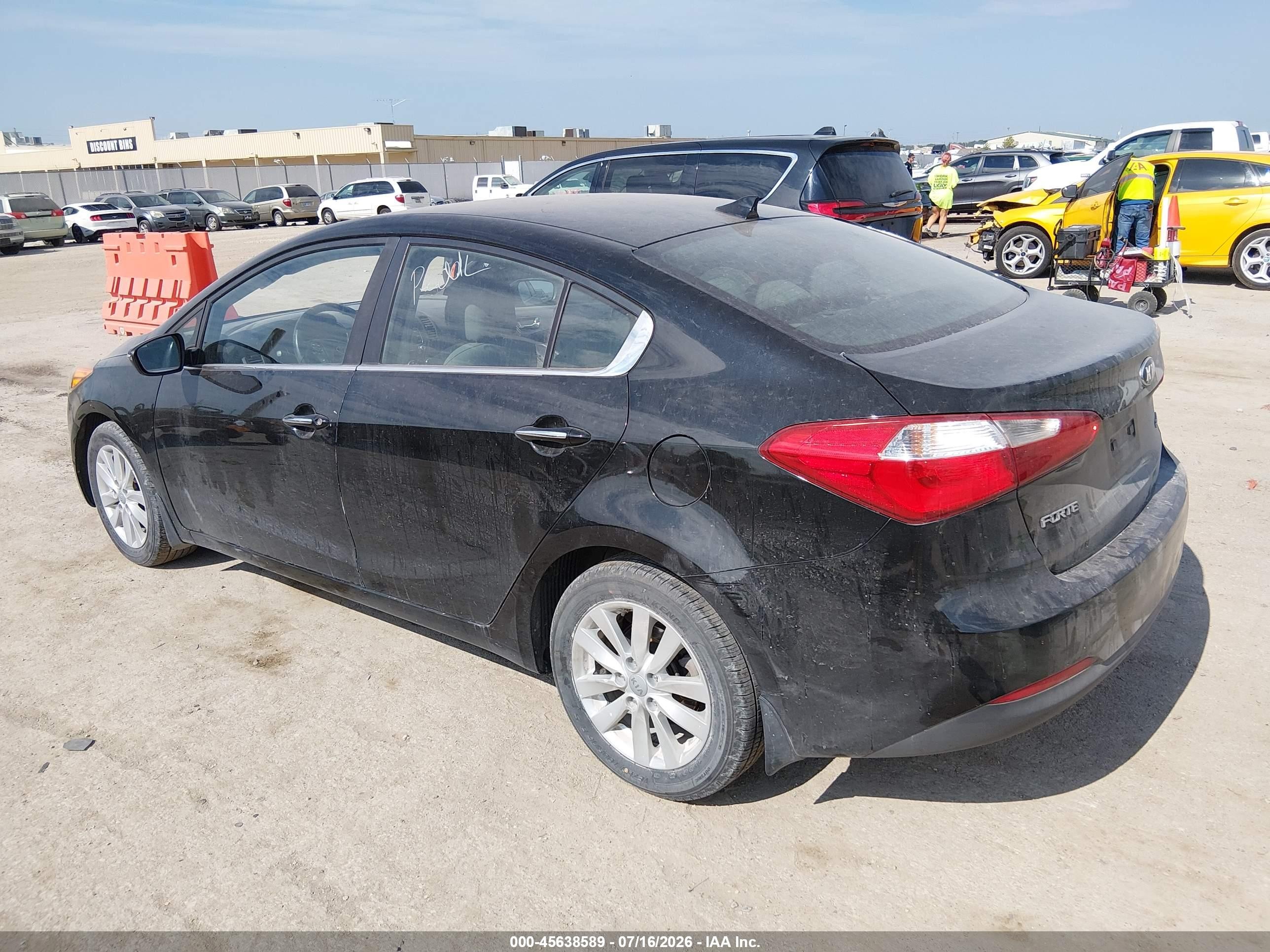 2014 Kia Forte Ex Black vin: KNAFX4A84E5152162