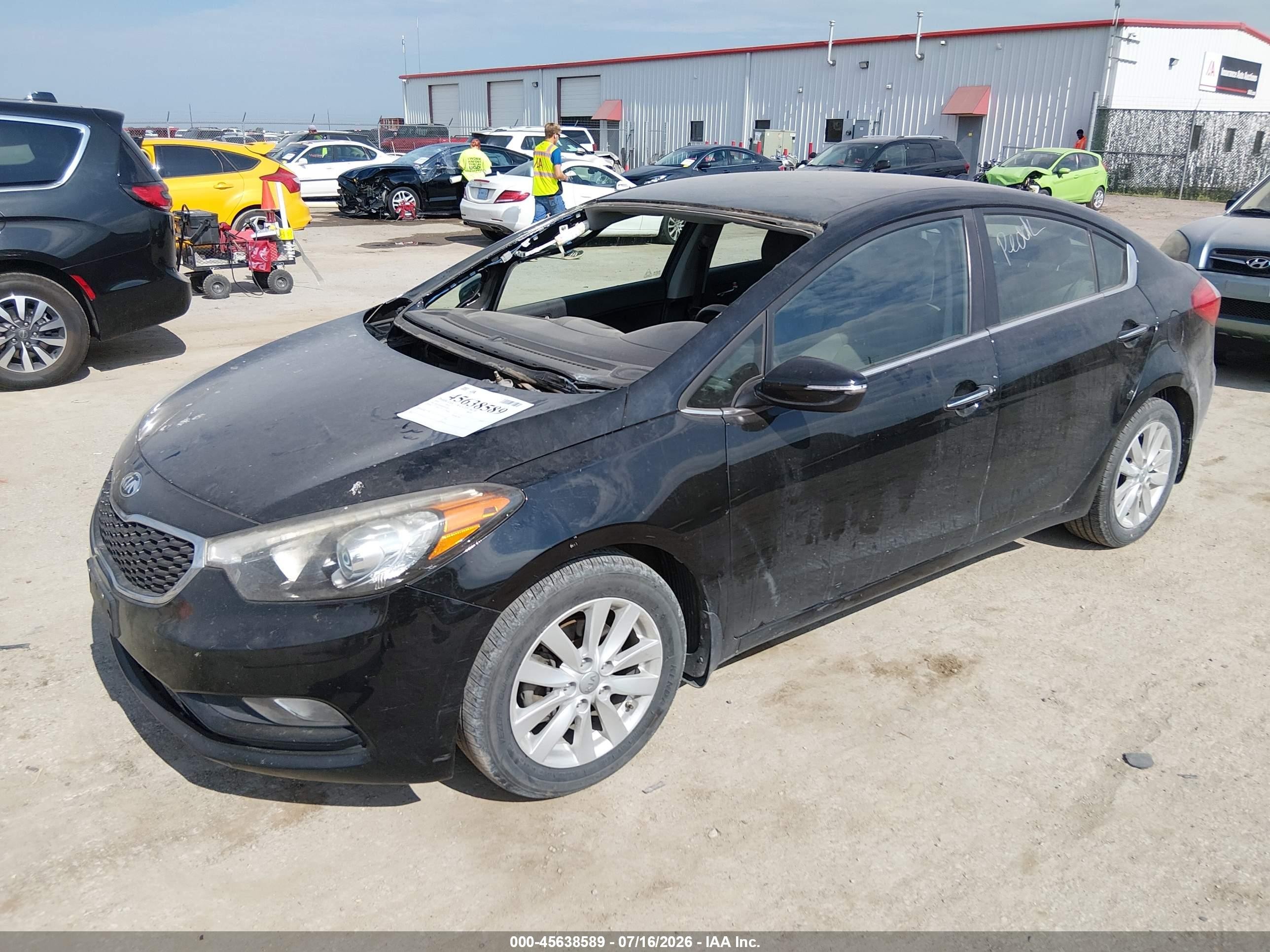 2014 Kia Forte Ex Black vin: KNAFX4A84E5152162