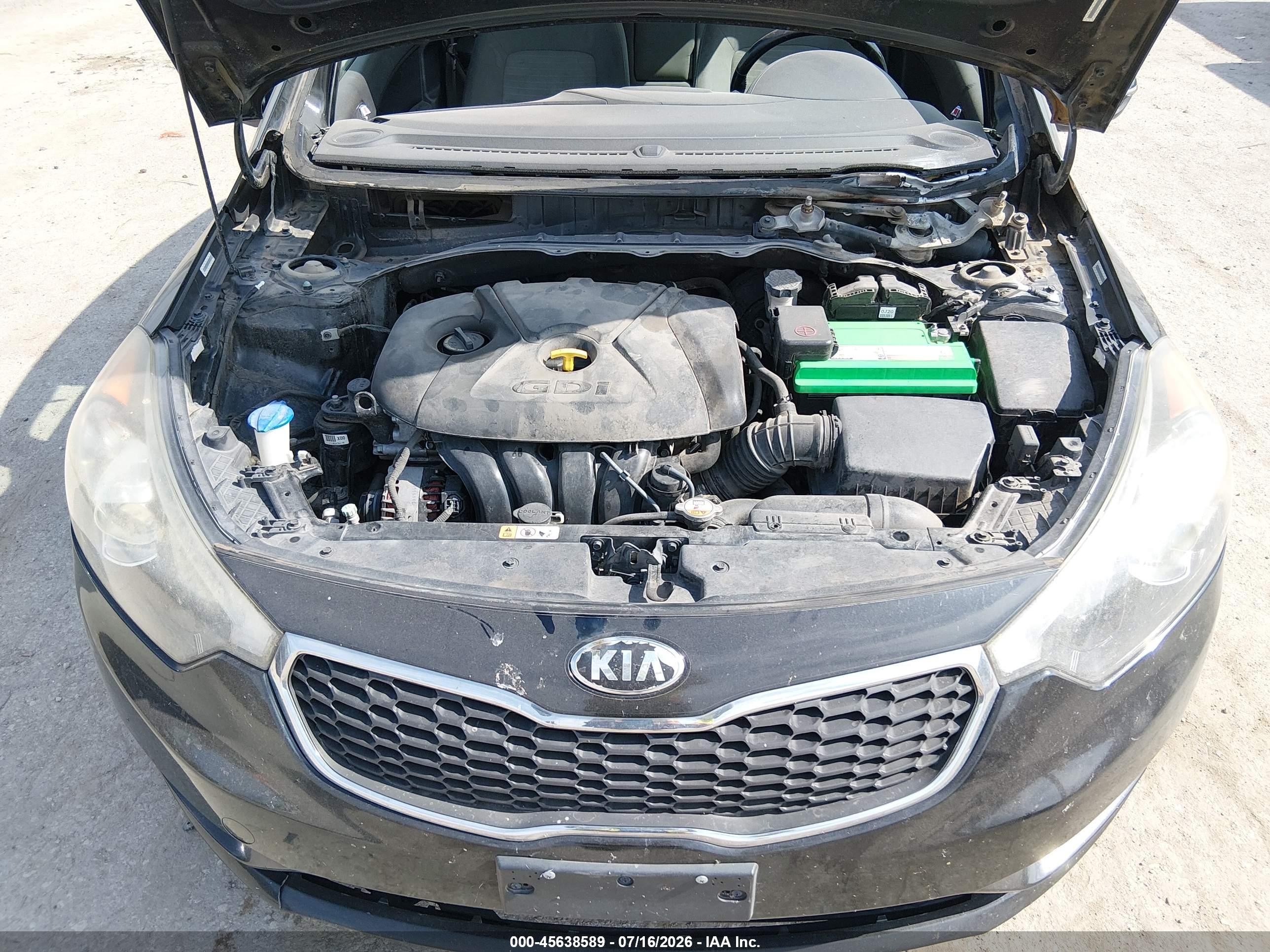 2014 Kia Forte Ex Black vin: KNAFX4A84E5152162